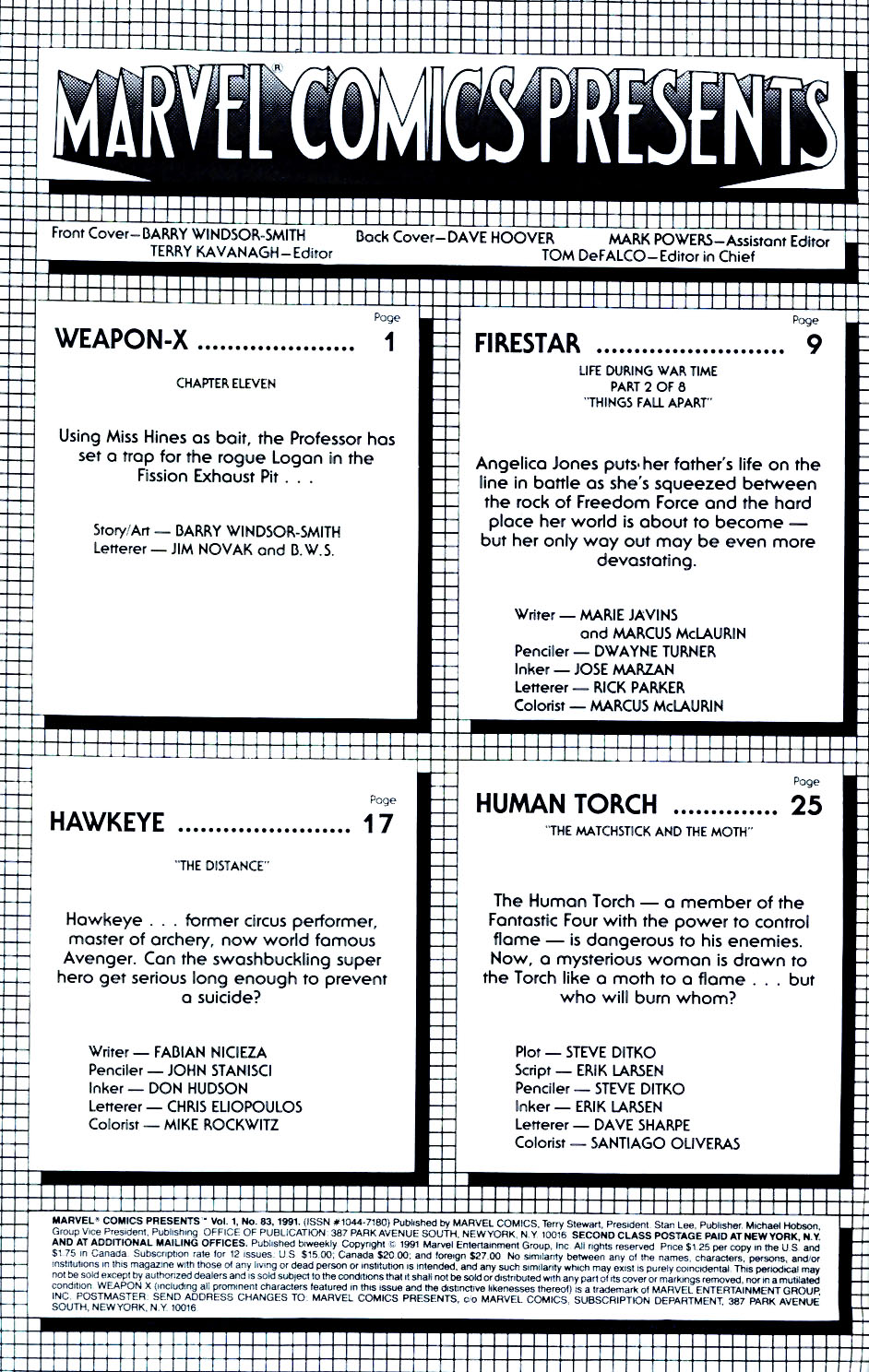Read online Marvel Comics Presents (1988) comic -  Issue #83 - 2