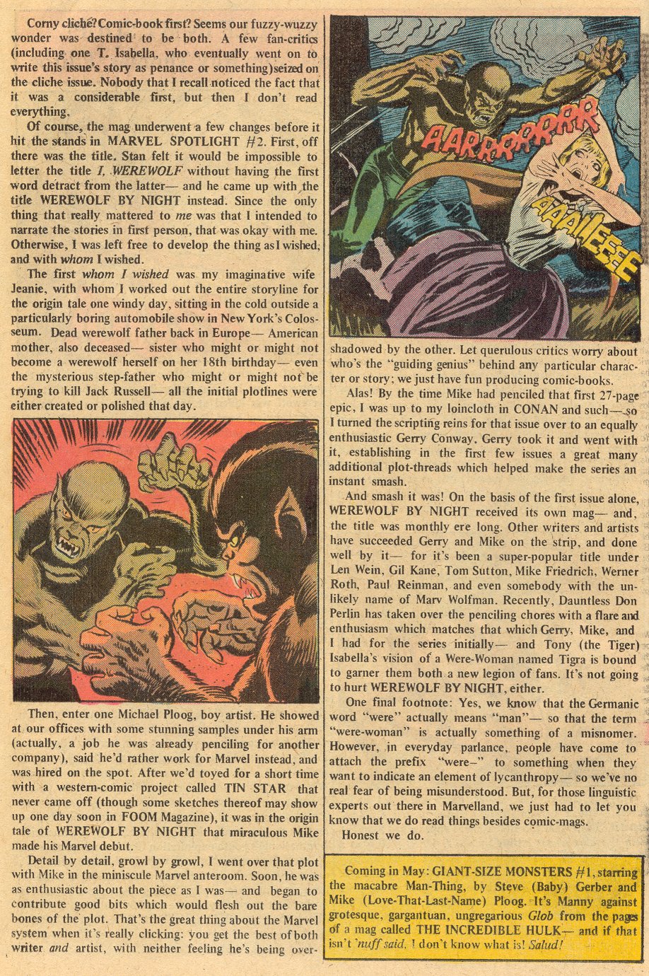 Read online Giant-Size Creatures comic -  Issue # Full - 36