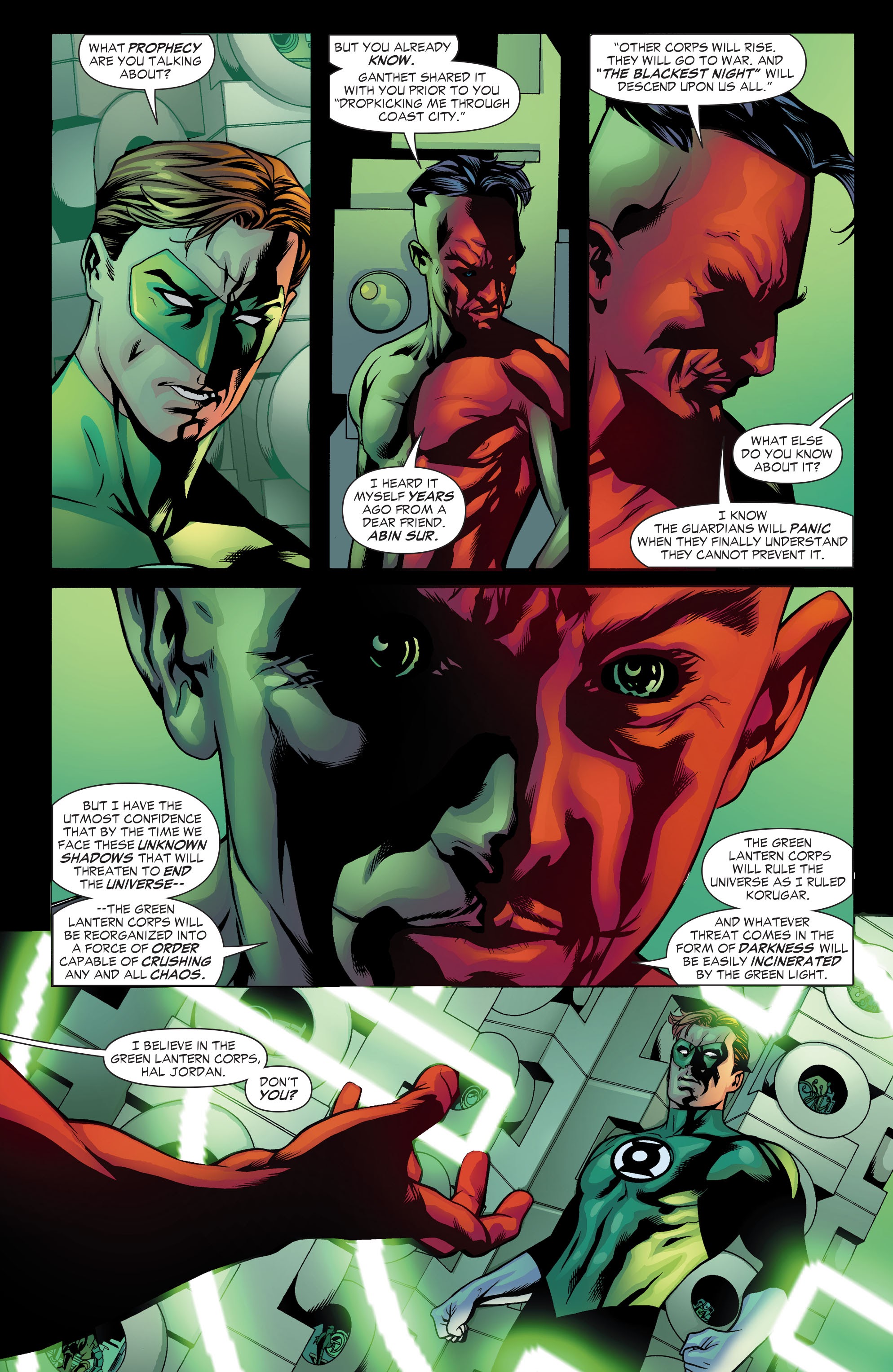 Read online Green Lantern by Geoff Johns comic -  Issue # TPB 4 (Part 1) - 64