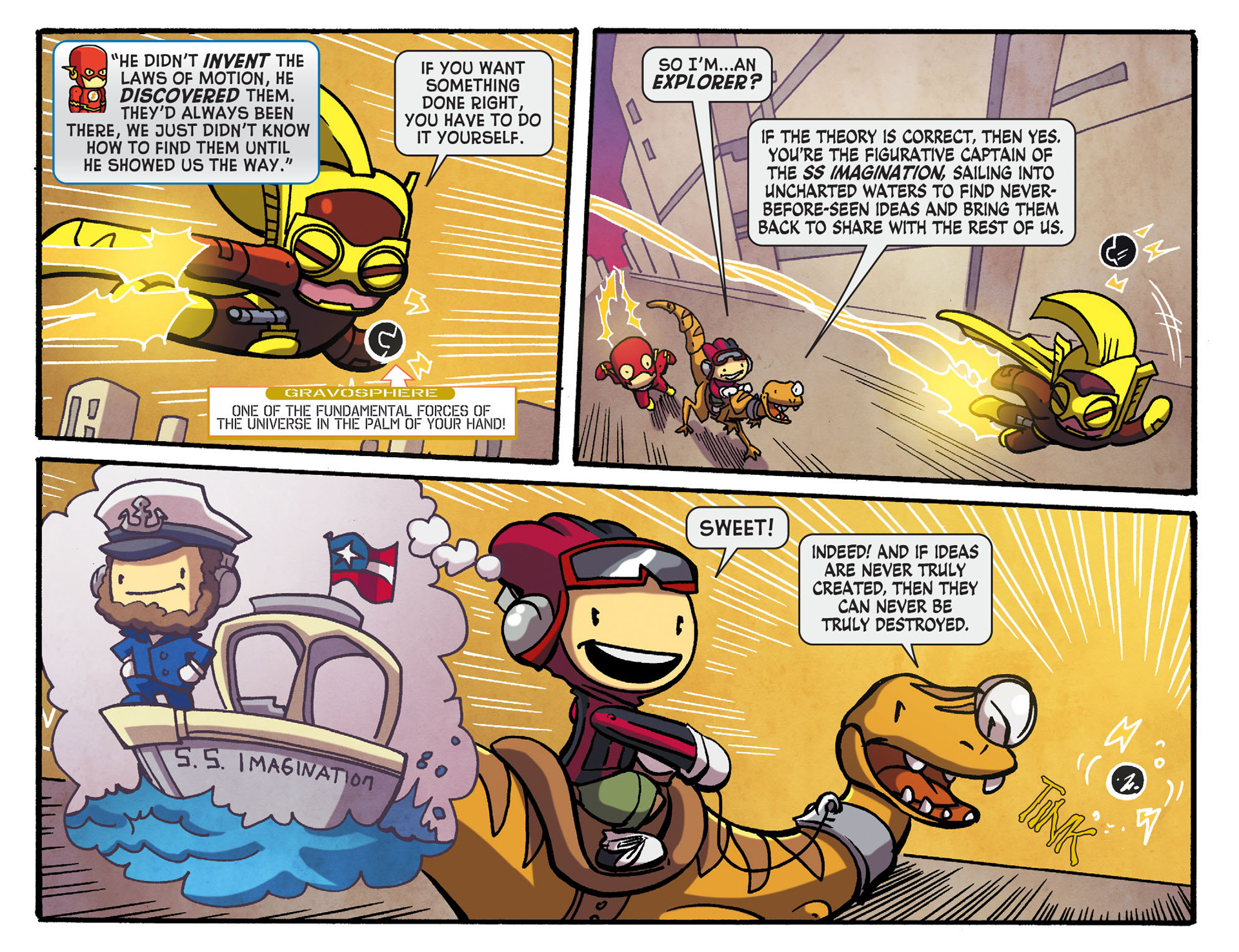 Read online Scribblenauts Unmasked: A Crisis of Imagination comic -  Issue #9 - 6