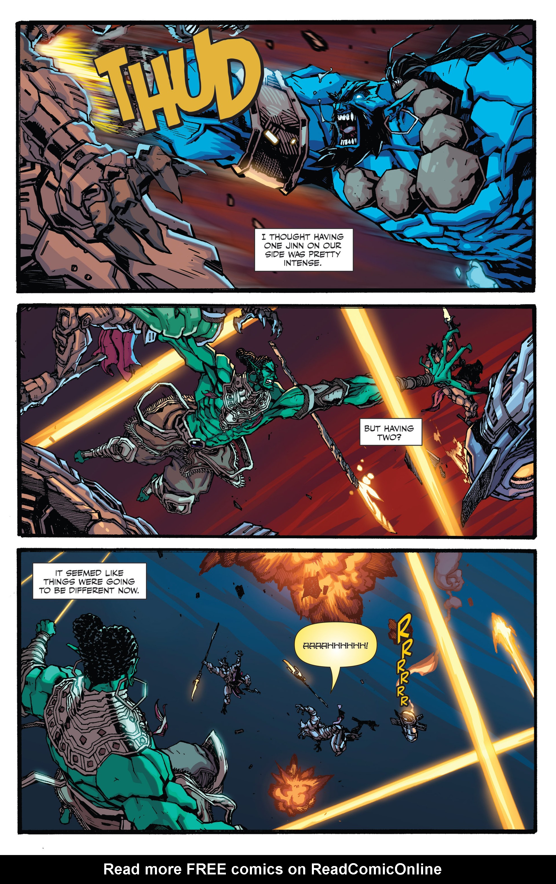 Read online Jinnrise comic -  Issue #6 - 21
