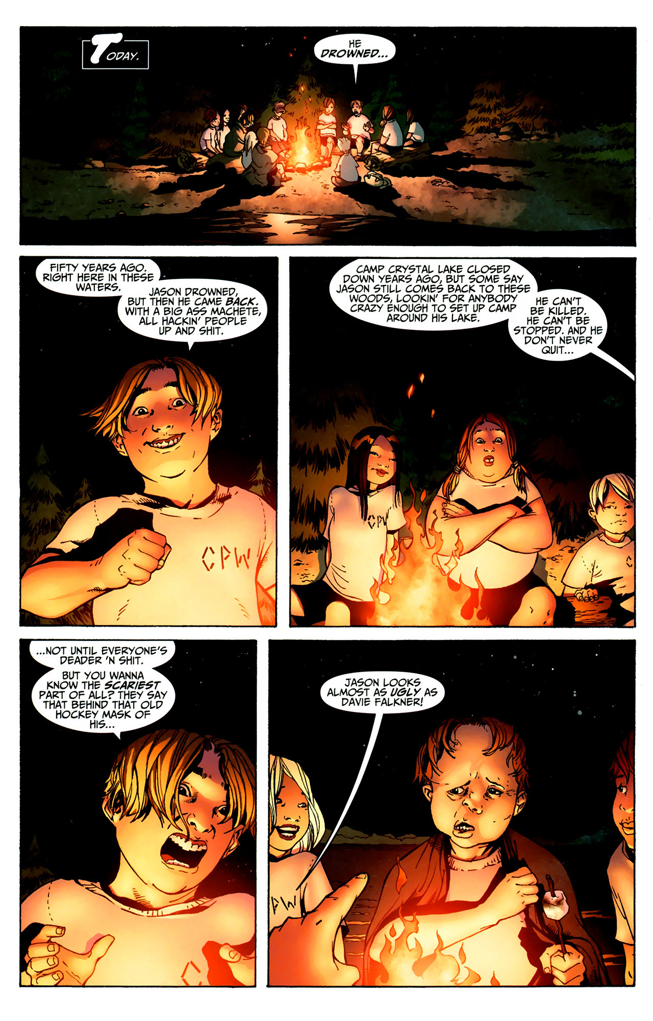 Read online Friday the 13th:  How I Spent My Summer Vacation comic -  Issue #1 - 3