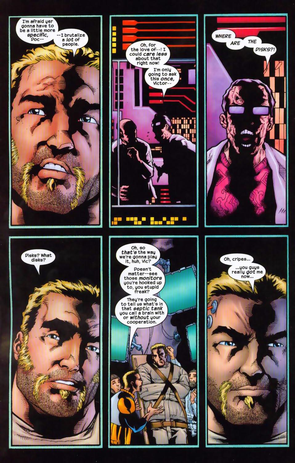Read online Weapon X (2002) comic -  Issue #4 - 13