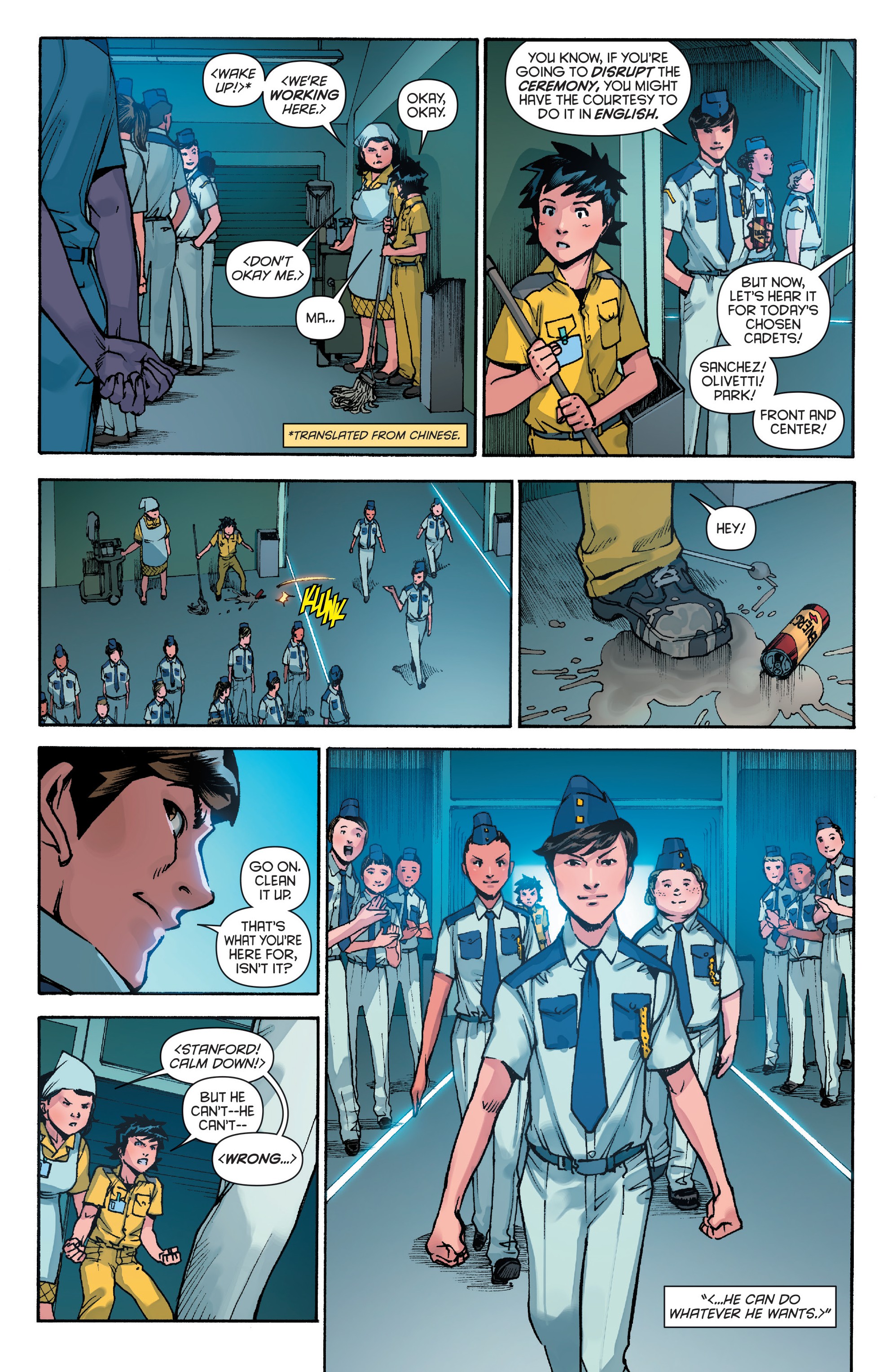 Read online Mech Cadet Yu comic -  Issue # _TPB 1 - 116