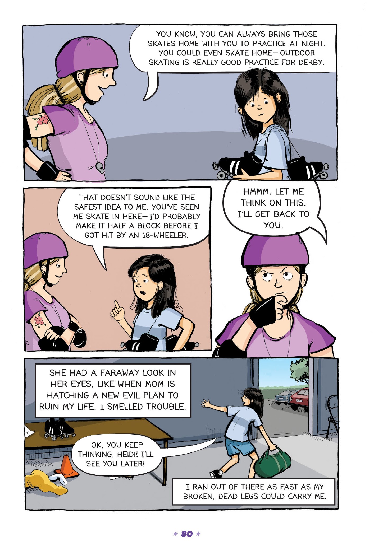 Read online Roller Girl comic -  Issue # TPB (Part 1) - 77