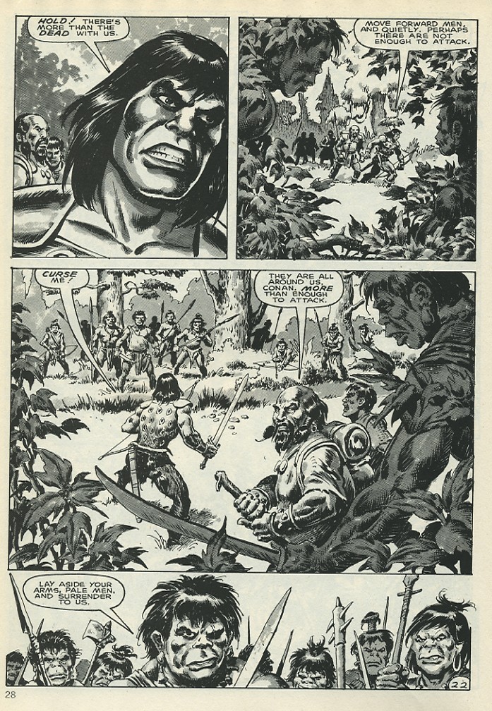 Read online The Savage Sword Of Conan comic -  Issue #137 - 29