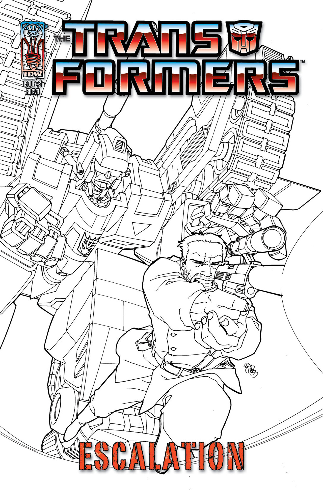 Read online The Transformers: Escalation comic -  Issue #3 - 3