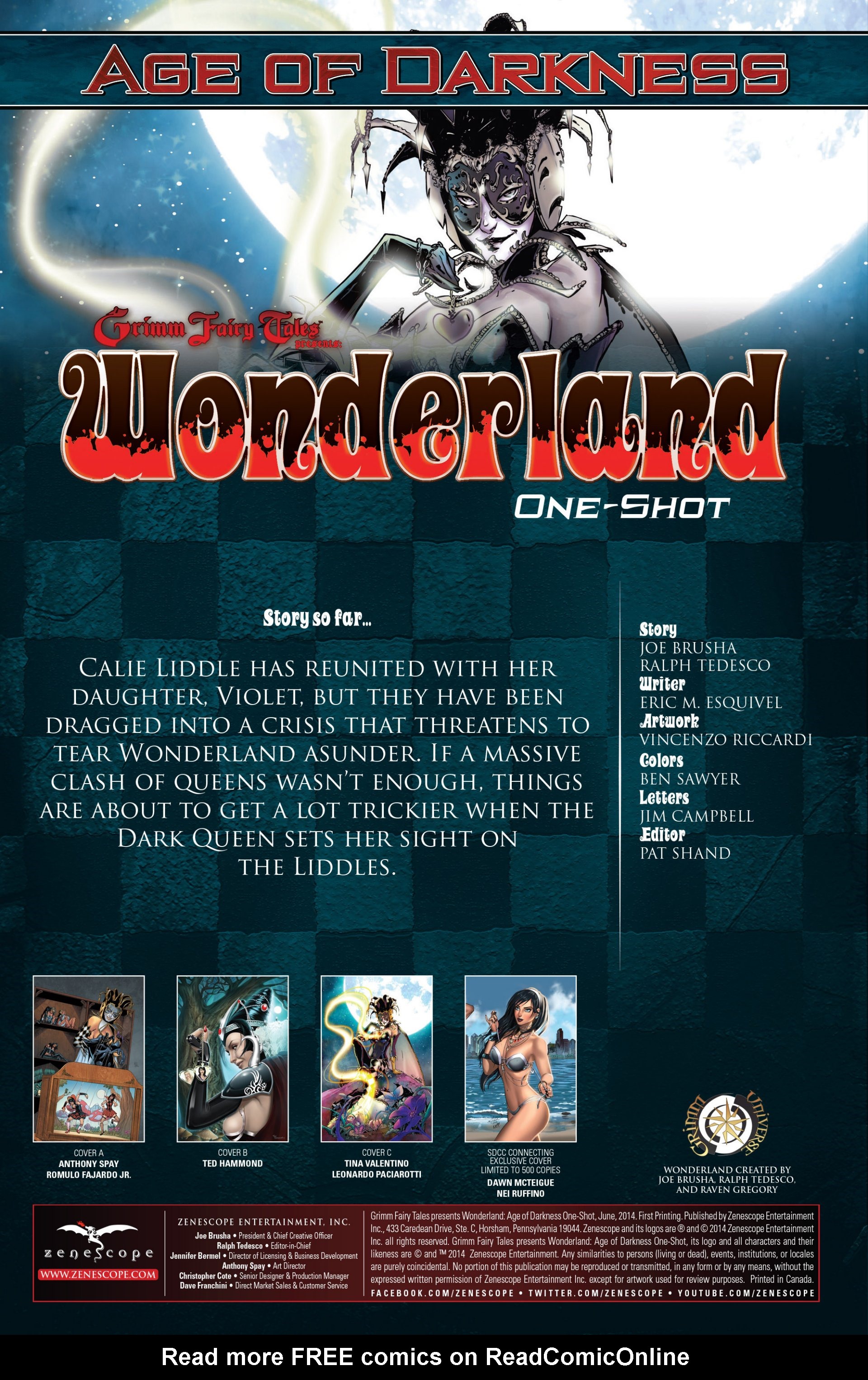 Read online Grimm Fairy Tales presents Wonderland: Age Of Darkness comic -  Issue # Full - 2