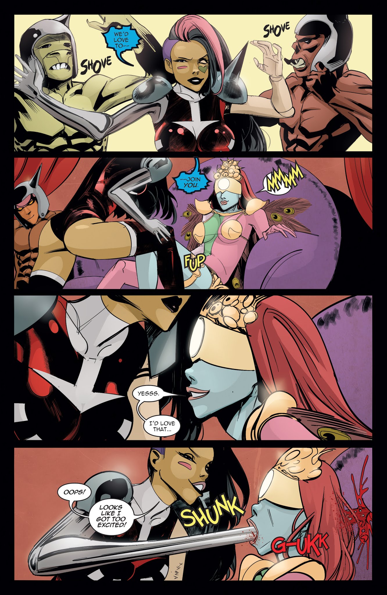 Read online Danger Doll Squad: Galactic Gladiators comic -  Issue #3 - 8