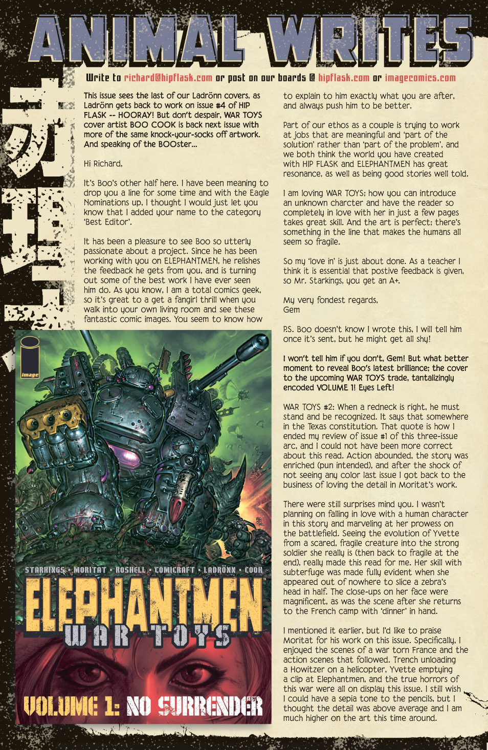 Read online Elephantmen comic -  Issue #12 - 34