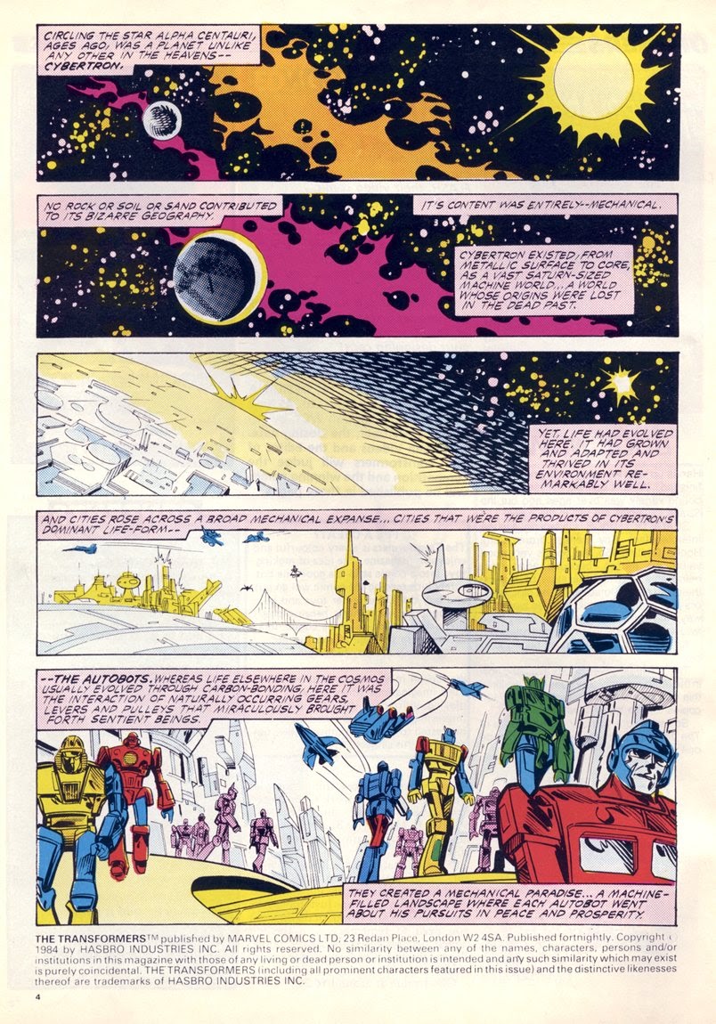 Read online The Transformers (UK) comic -  Issue #1 - 2