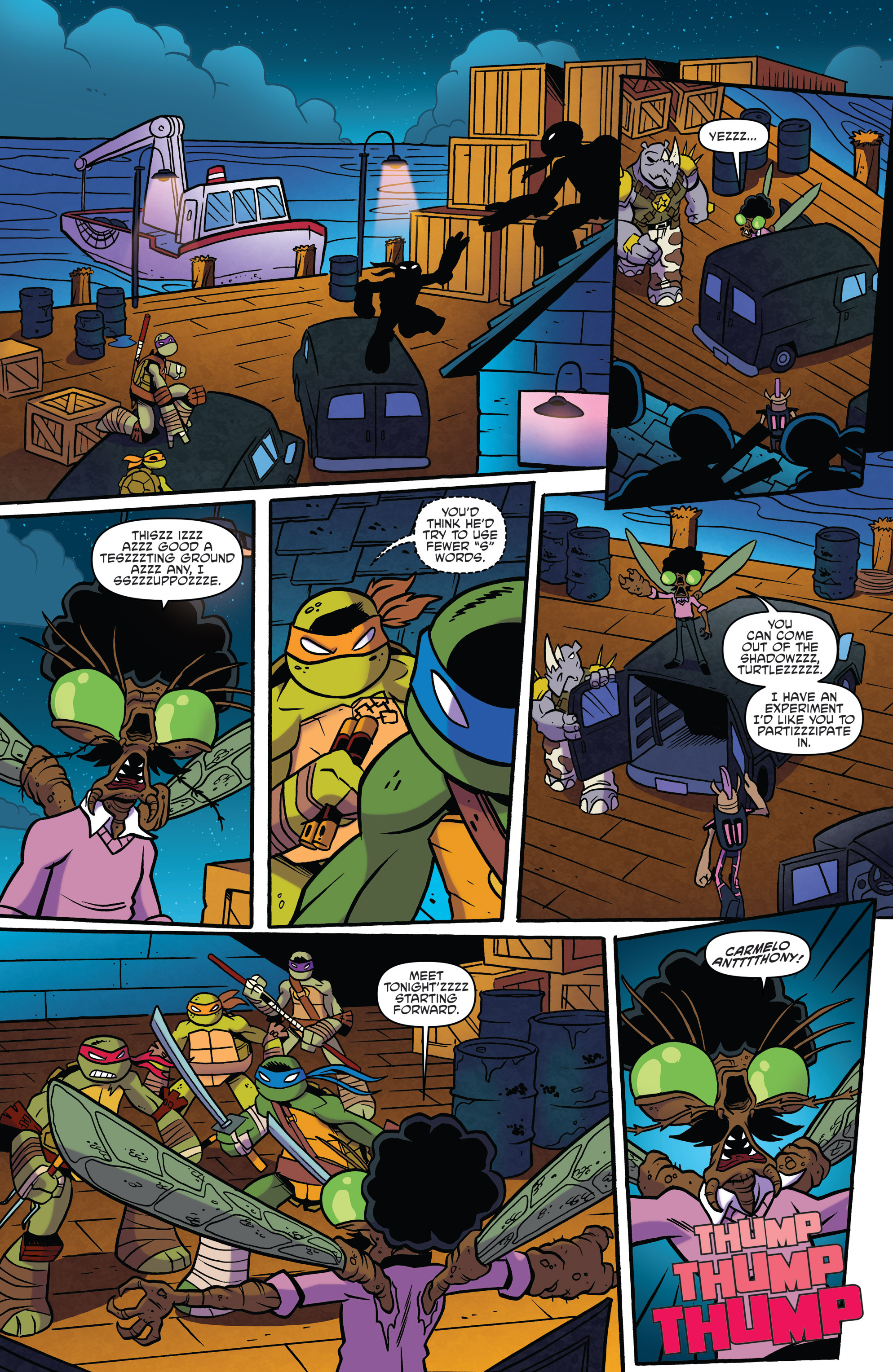 Read online Teenage Mutant Ninja Turtles Amazing Adventures comic -  Issue # _Special - Carmelo Anthony - 21