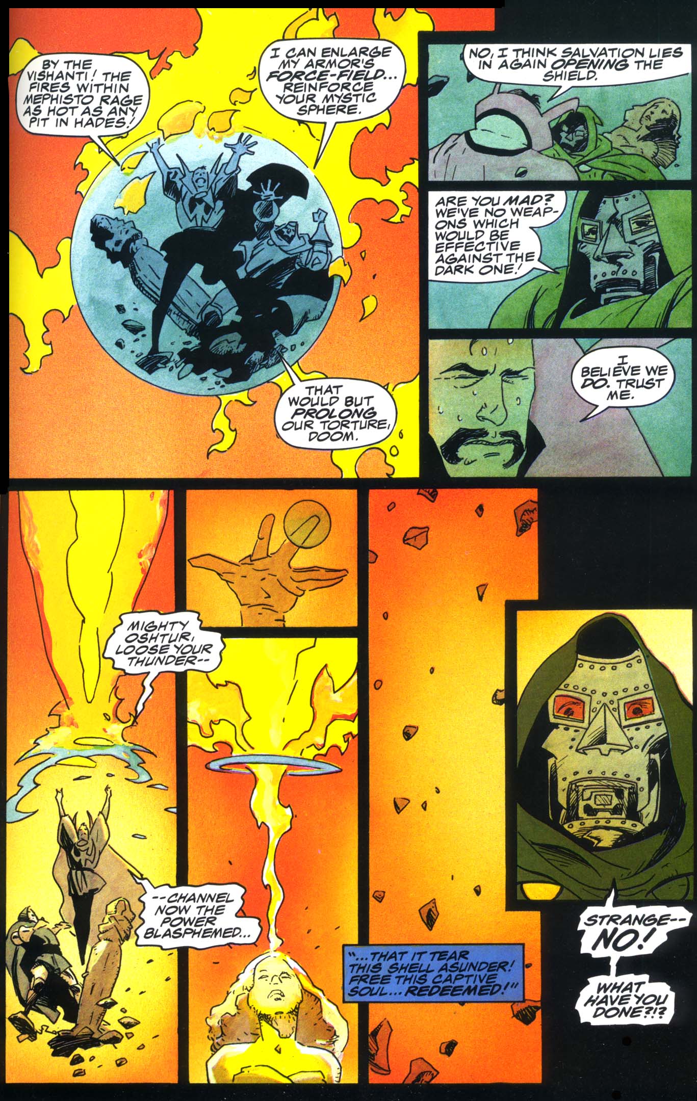 Read online Marvel Graphic Novel comic -  Issue #49 - Doctor Strange & Doctor Doom - Triumph & Torment - 76
