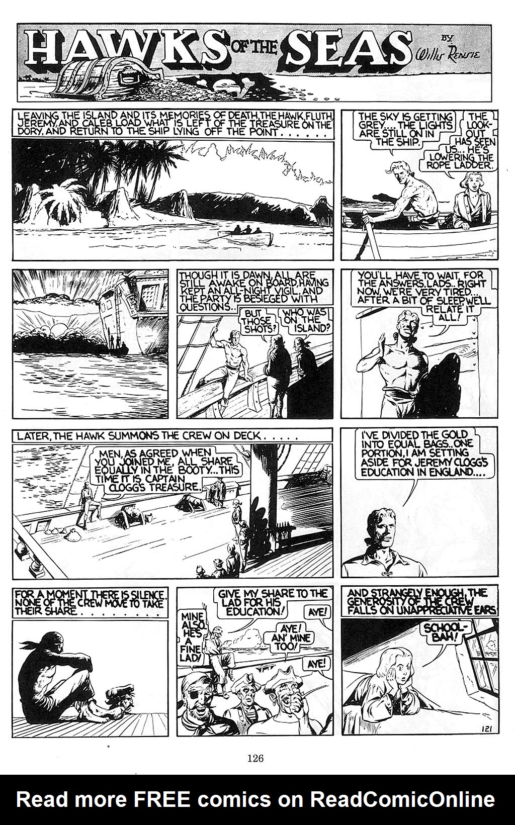 Read online Will Eisner's Hawks of the Seas comic -  Issue # TPB - 127