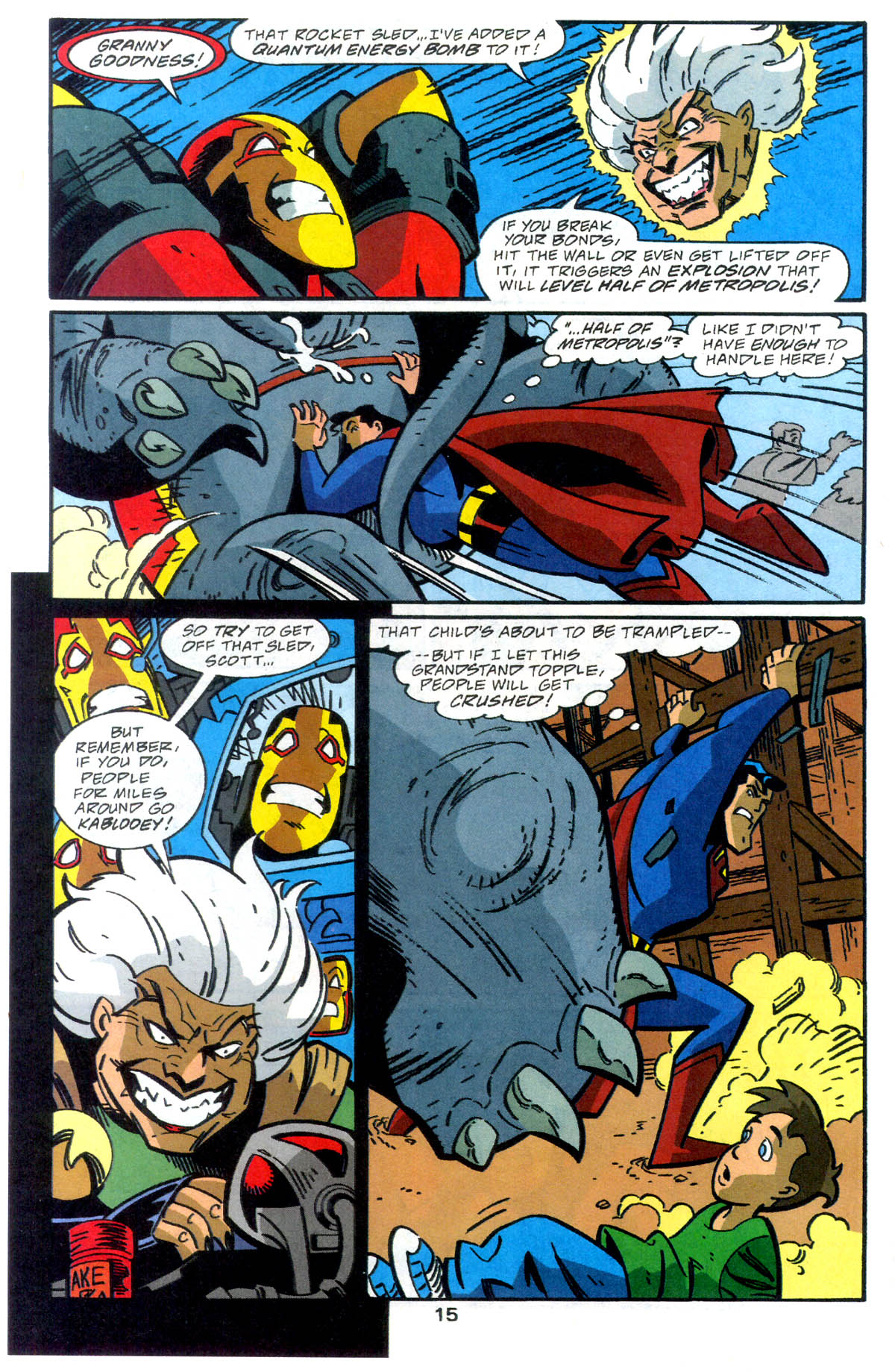 Read online Superman Adventures comic -  Issue #42 - 16