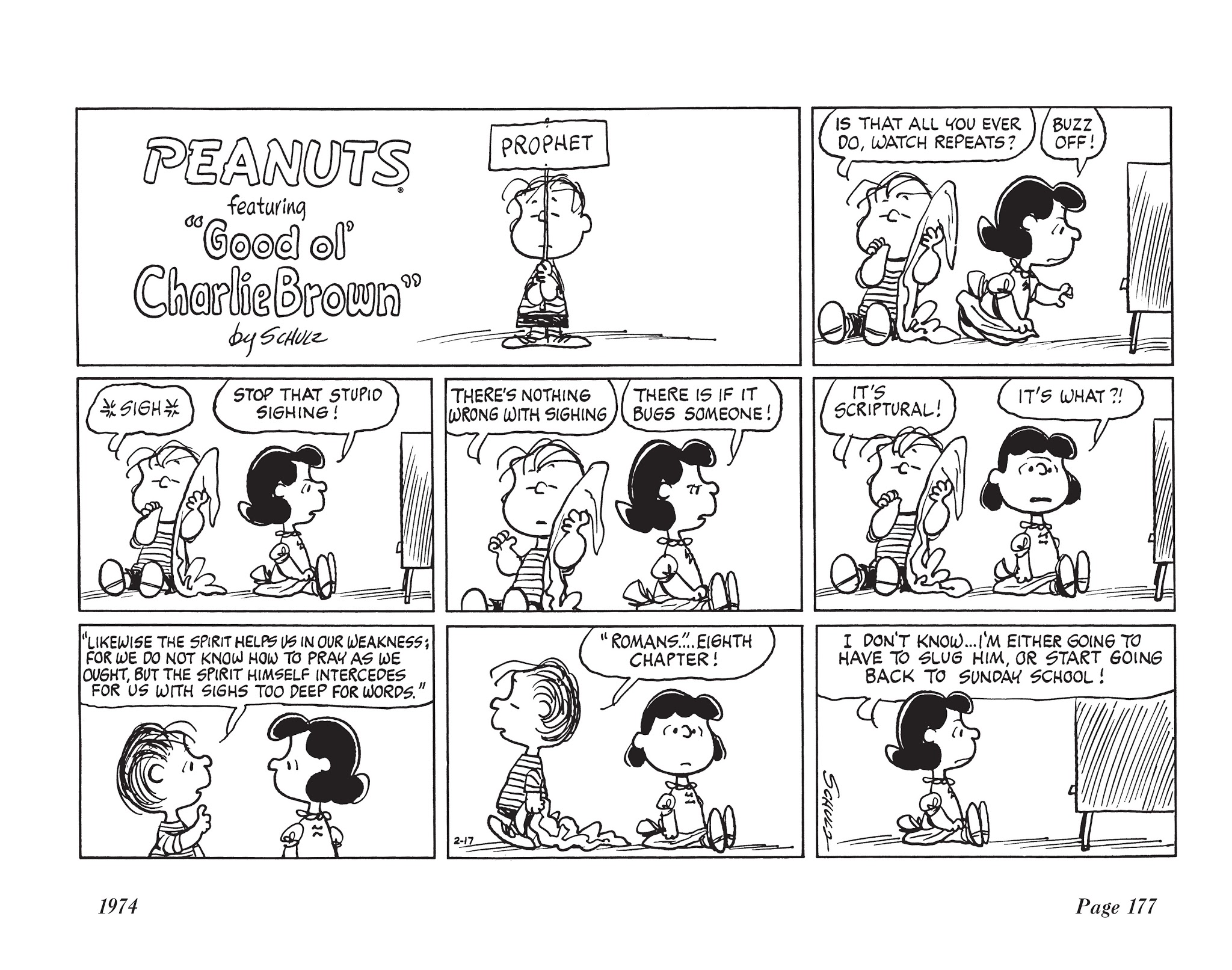 Read online The Complete Peanuts comic -  Issue # TPB 12 - 191