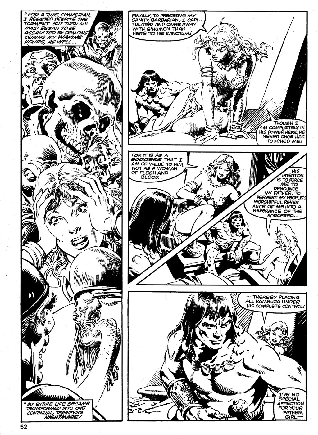 Read online The Savage Sword Of Conan comic -  Issue #85 - 52