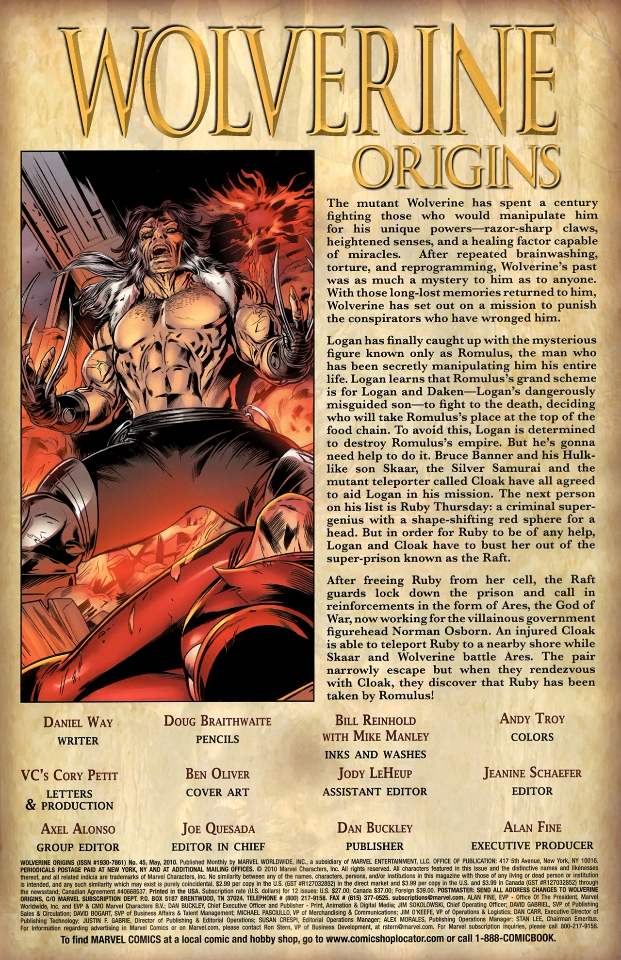 Read online Wolverine: Origins comic -  Issue #45 - 3