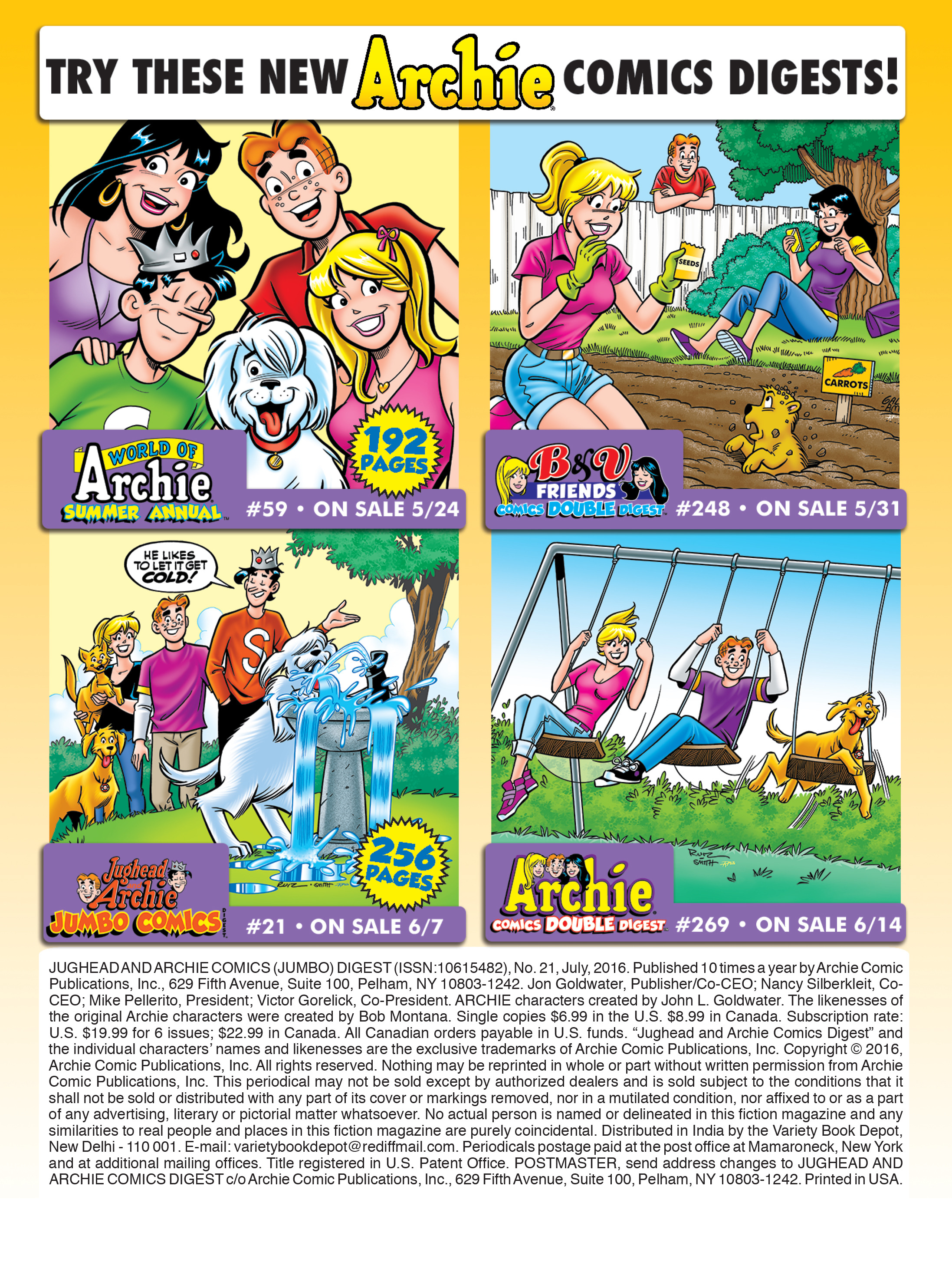 Read online Jughead and Archie Double Digest comic -  Issue #21 - 248