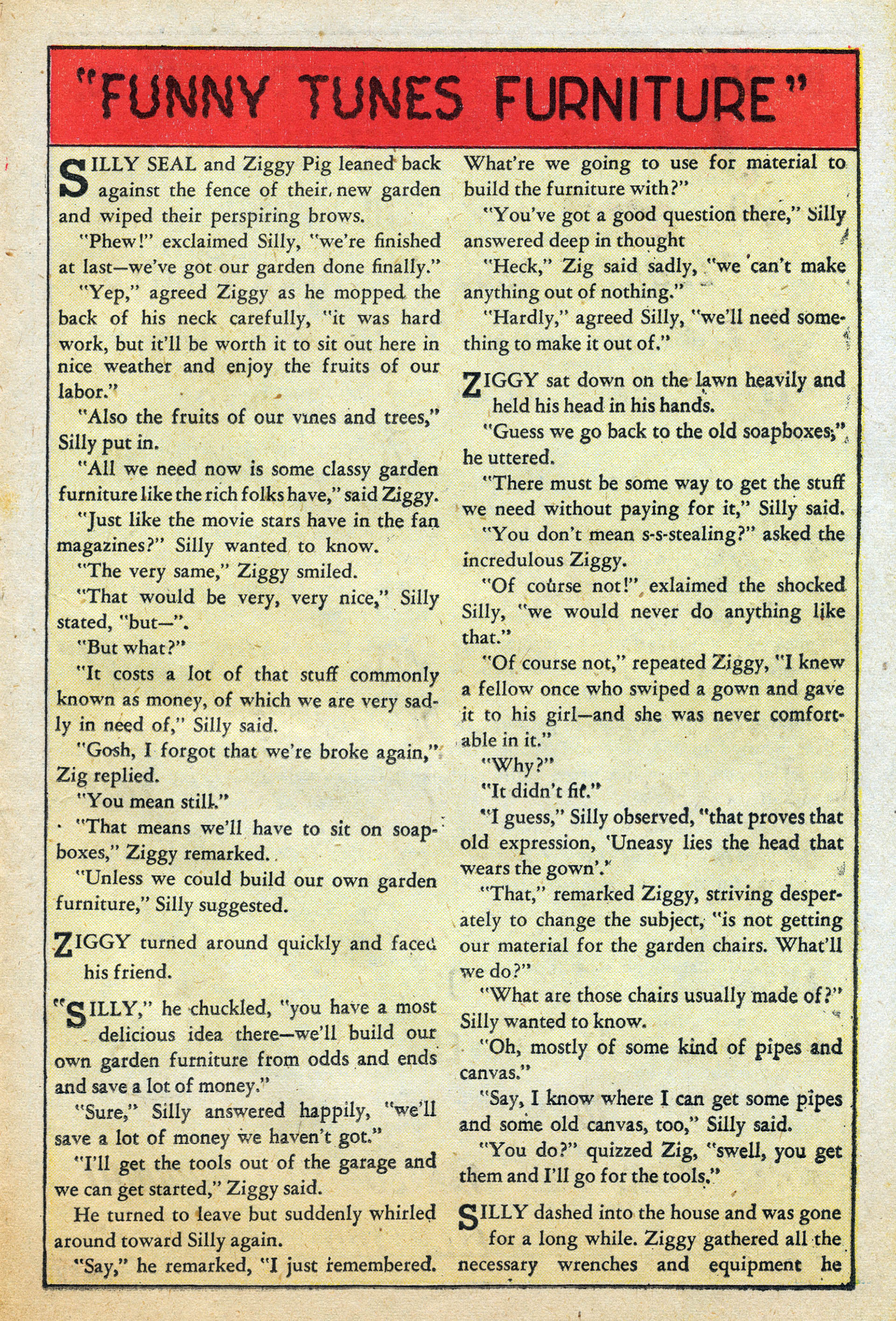 Read online Funny Tunes comic -  Issue #20 - 23