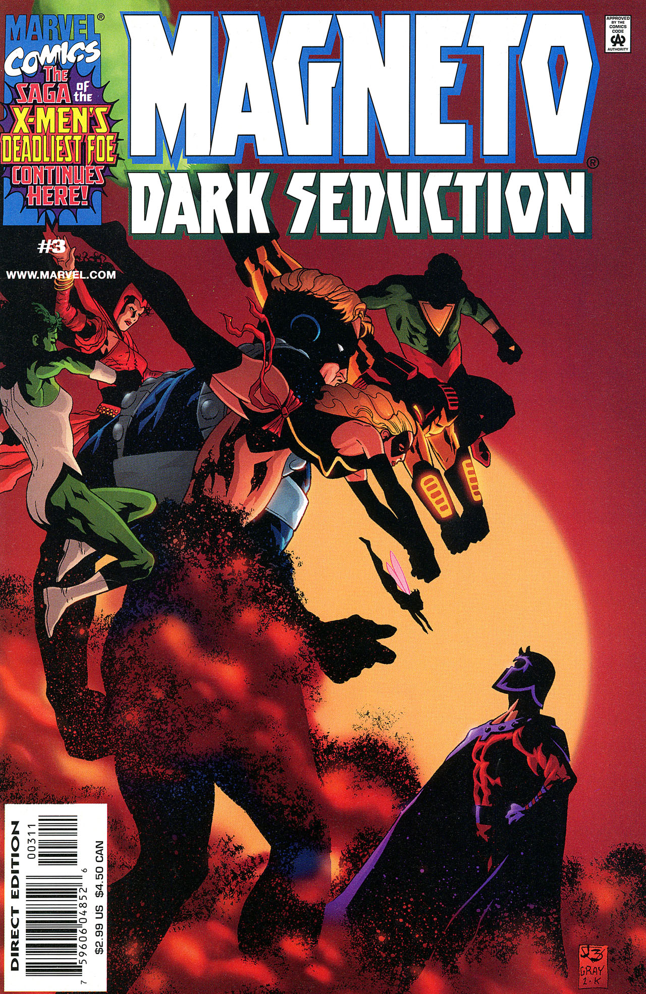 Read online Magneto: Dark Seduction comic -  Issue #3 - 1