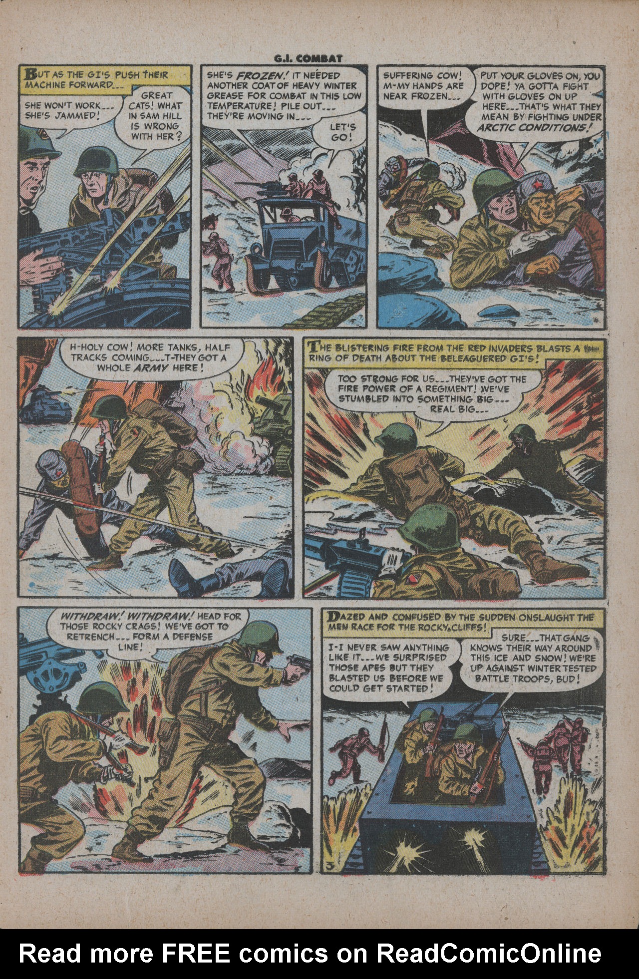 Read online G.I. Combat (1952) comic -  Issue #27 - 29