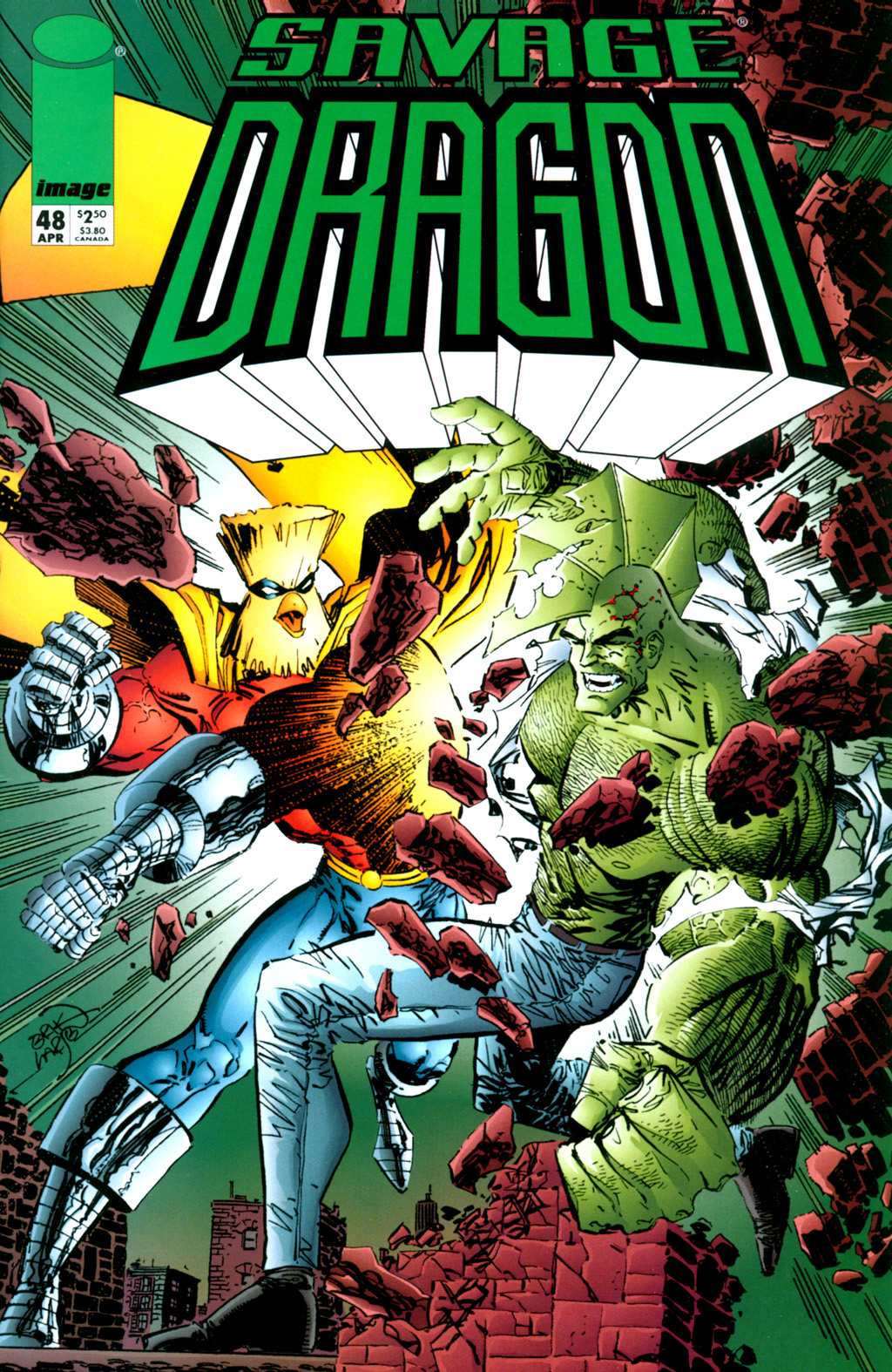 Read online The Savage Dragon (1993) comic -  Issue #48 - 1