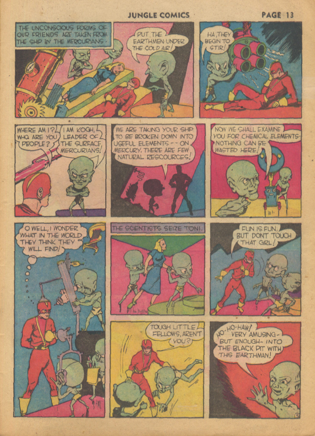 Read online Jungle Comics comic -  Issue #10 - 14