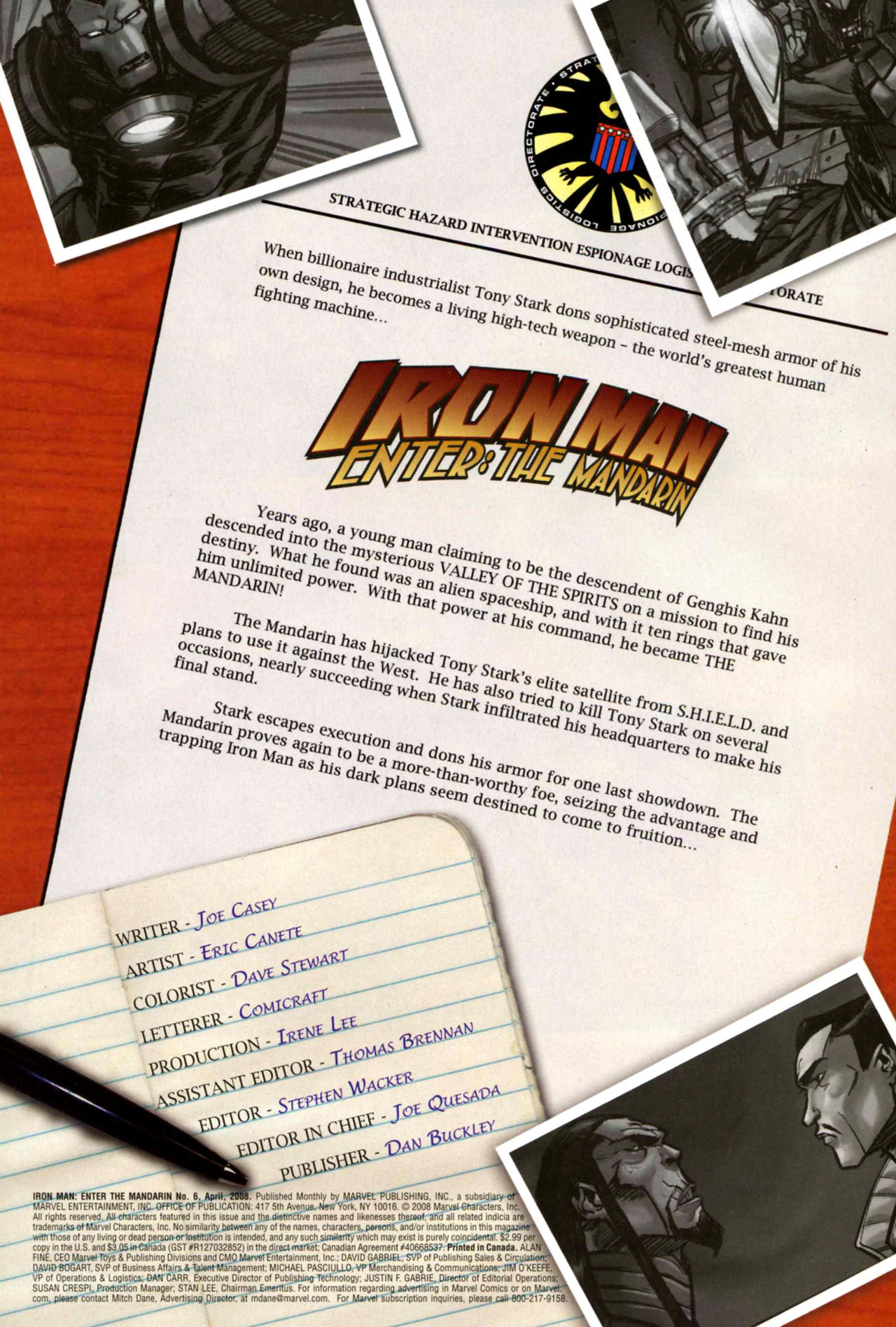 Read online Iron Man: Enter the Mandarin comic -  Issue #6 - 2