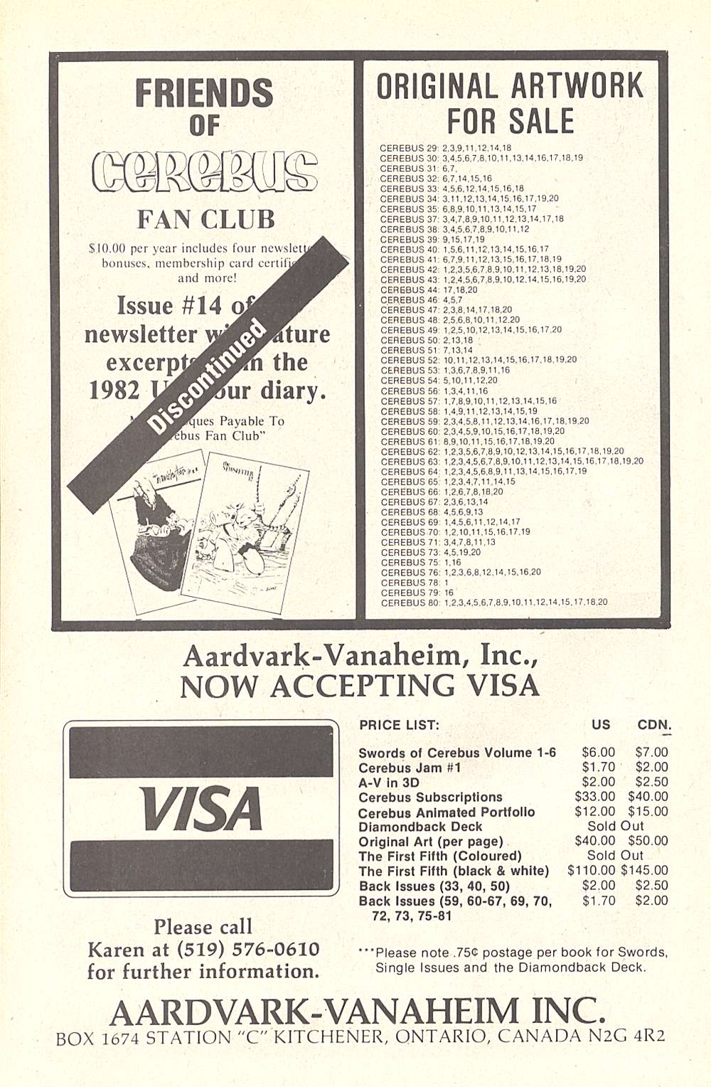 Read online Cerebus comic -  Issue #82 - 26