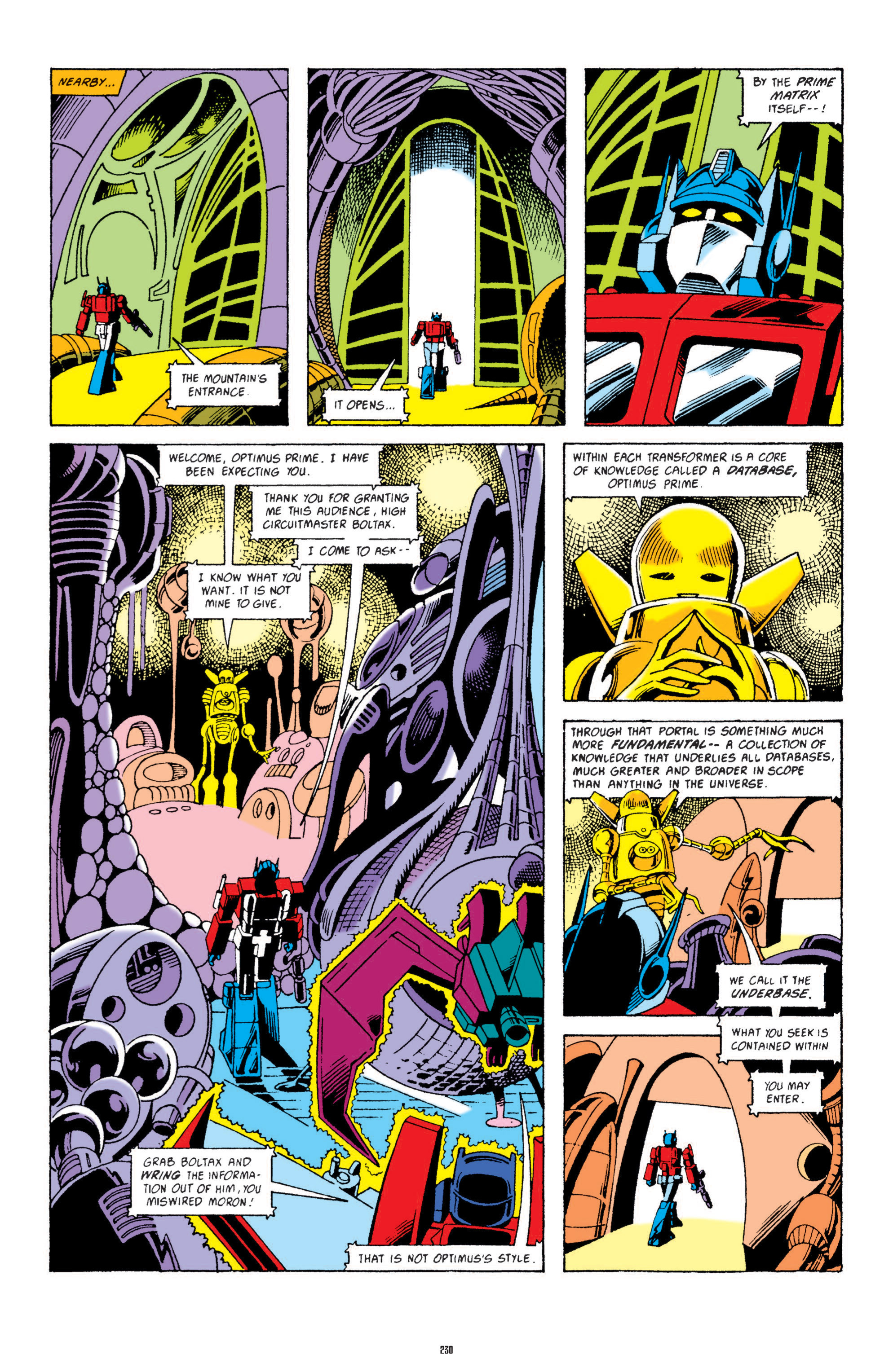 Read online The Transformers Classics comic -  Issue # TPB 4 - 231