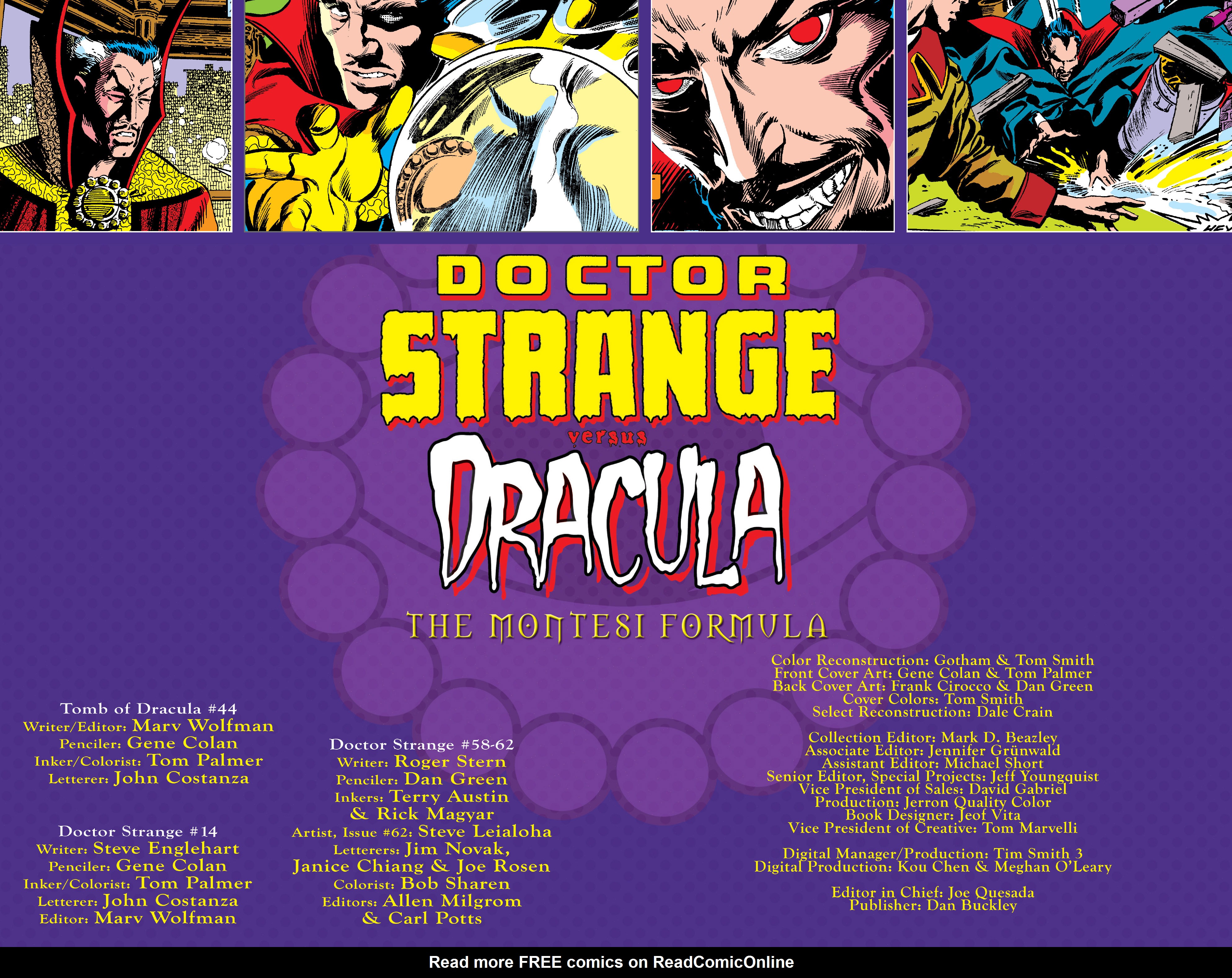 Read online Doctor Strange vs. Dracula comic -  Issue # TPB - 3