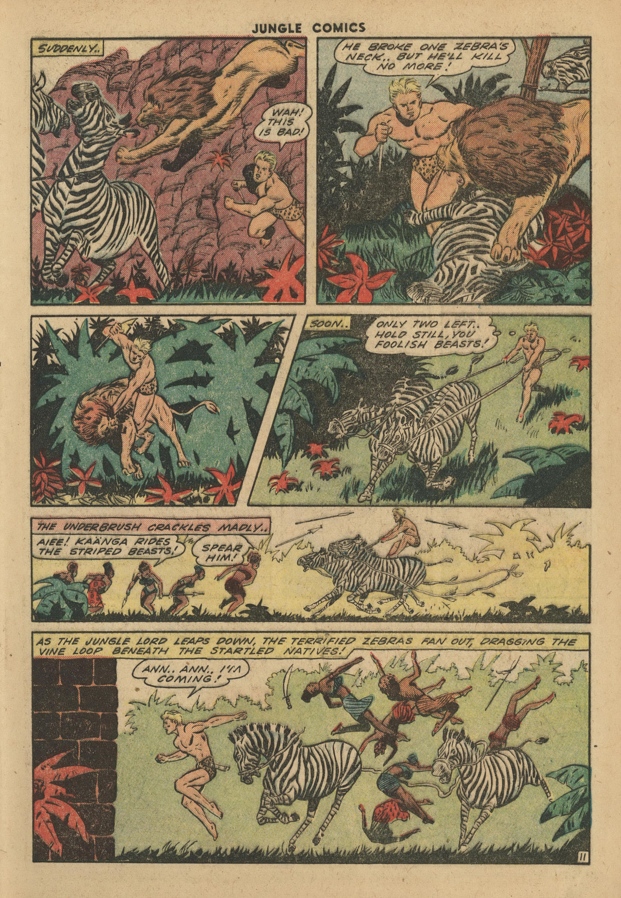 Read online Jungle Comics comic -  Issue #54 - 13