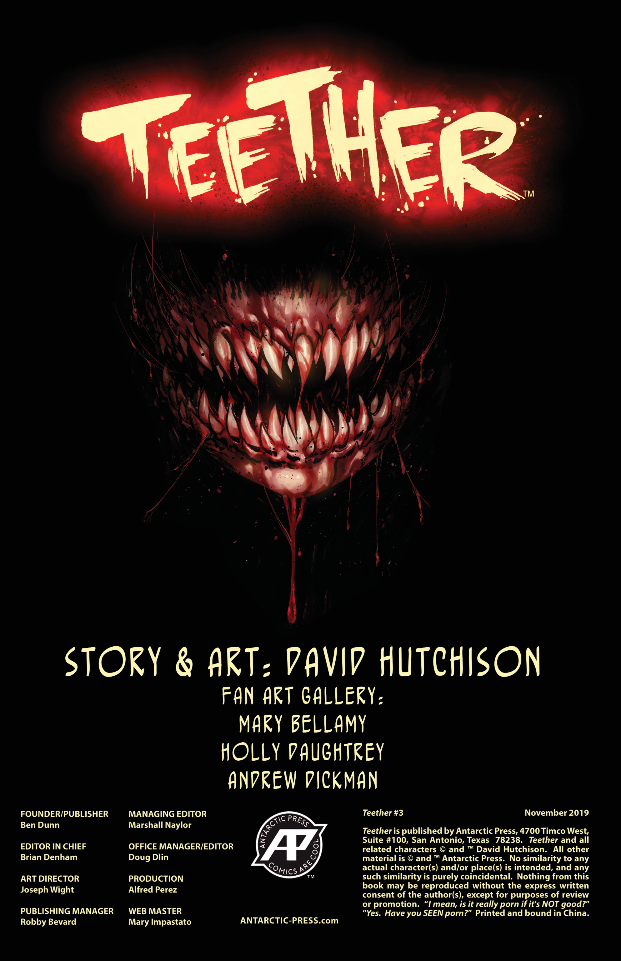 Read online Teether comic -  Issue #3 - 2