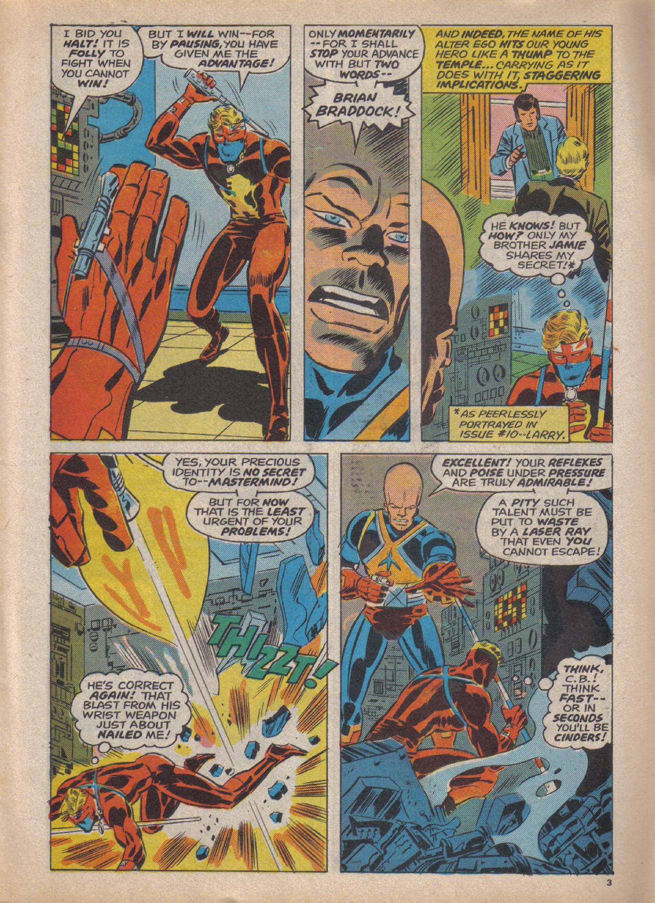 Read online Captain Britain (1976) comic -  Issue #14 - 3