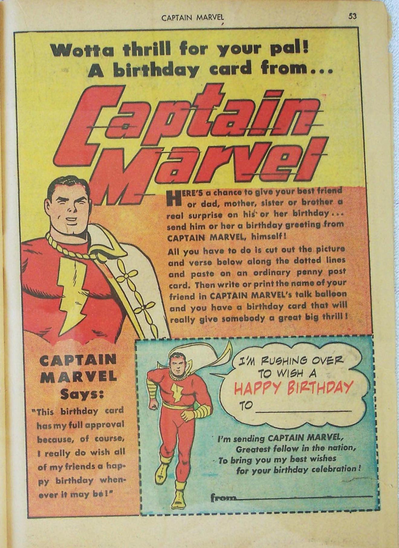 Read online Captain Marvel Adventures comic -  Issue #26 - 54