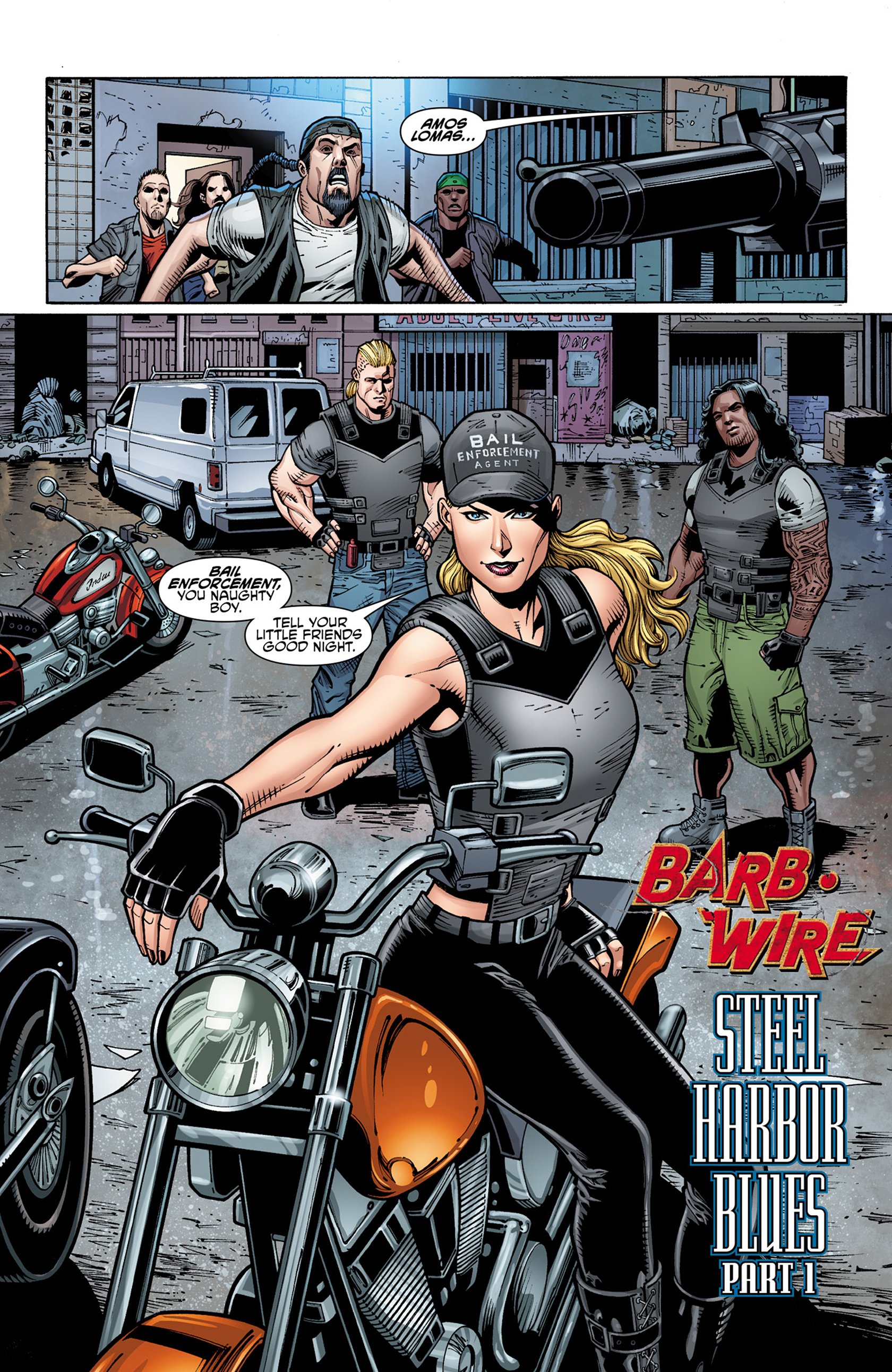 Read online Barb Wire (2015) comic -  Issue #1 - 4