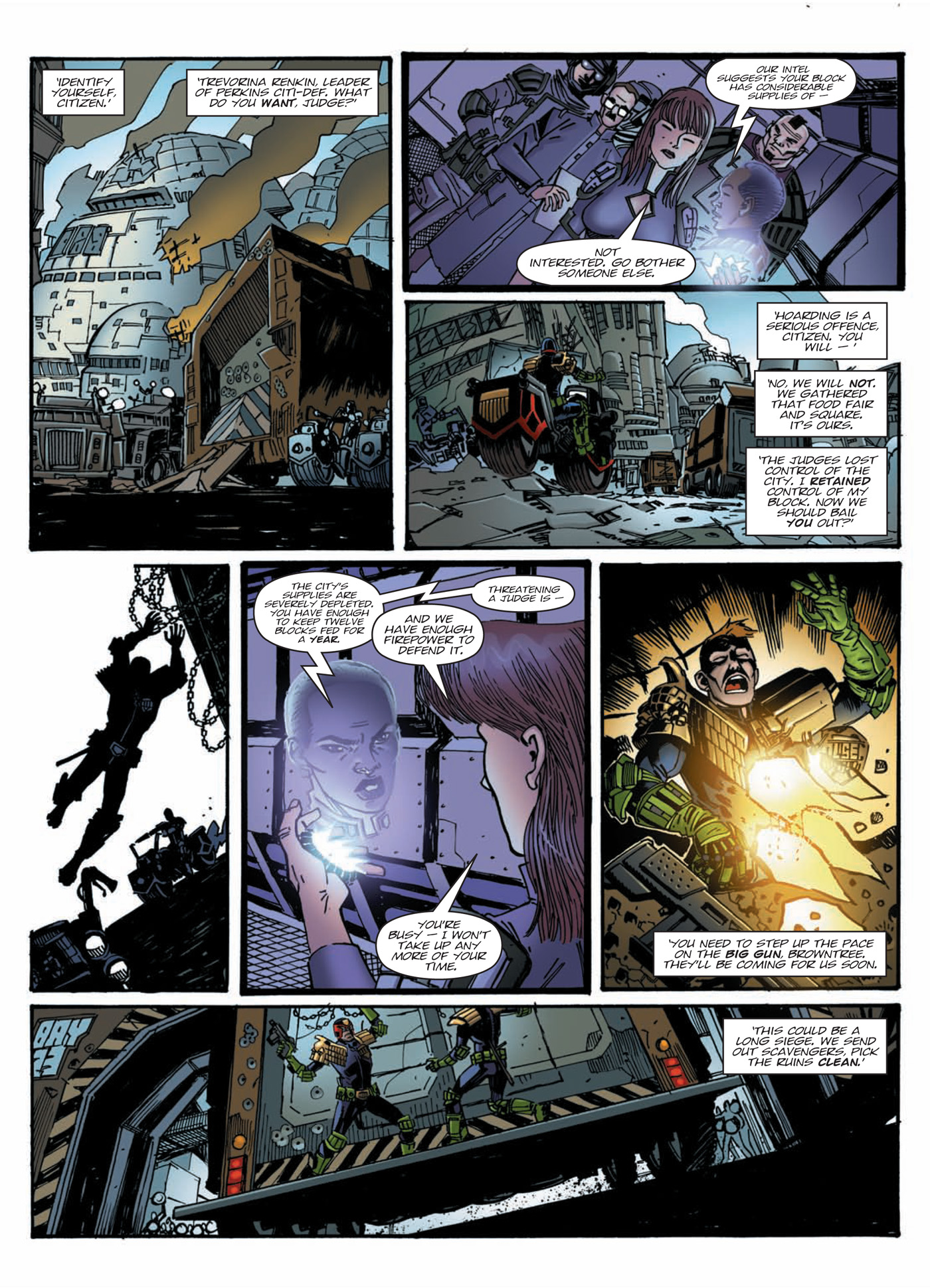 Read online Judge Dredd: Day of Chaos: Fallout comic -  Issue # TPB (Part 1) - 9