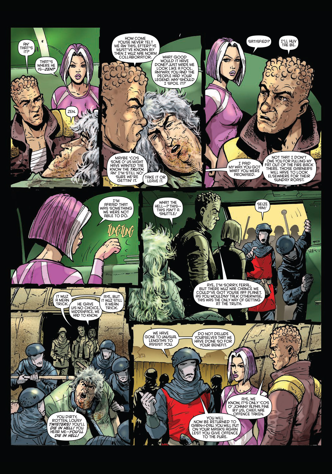 Read online Strontium Dog: The Life and Death of Johnny Alpha: The Project comic -  Issue # TPB - 51