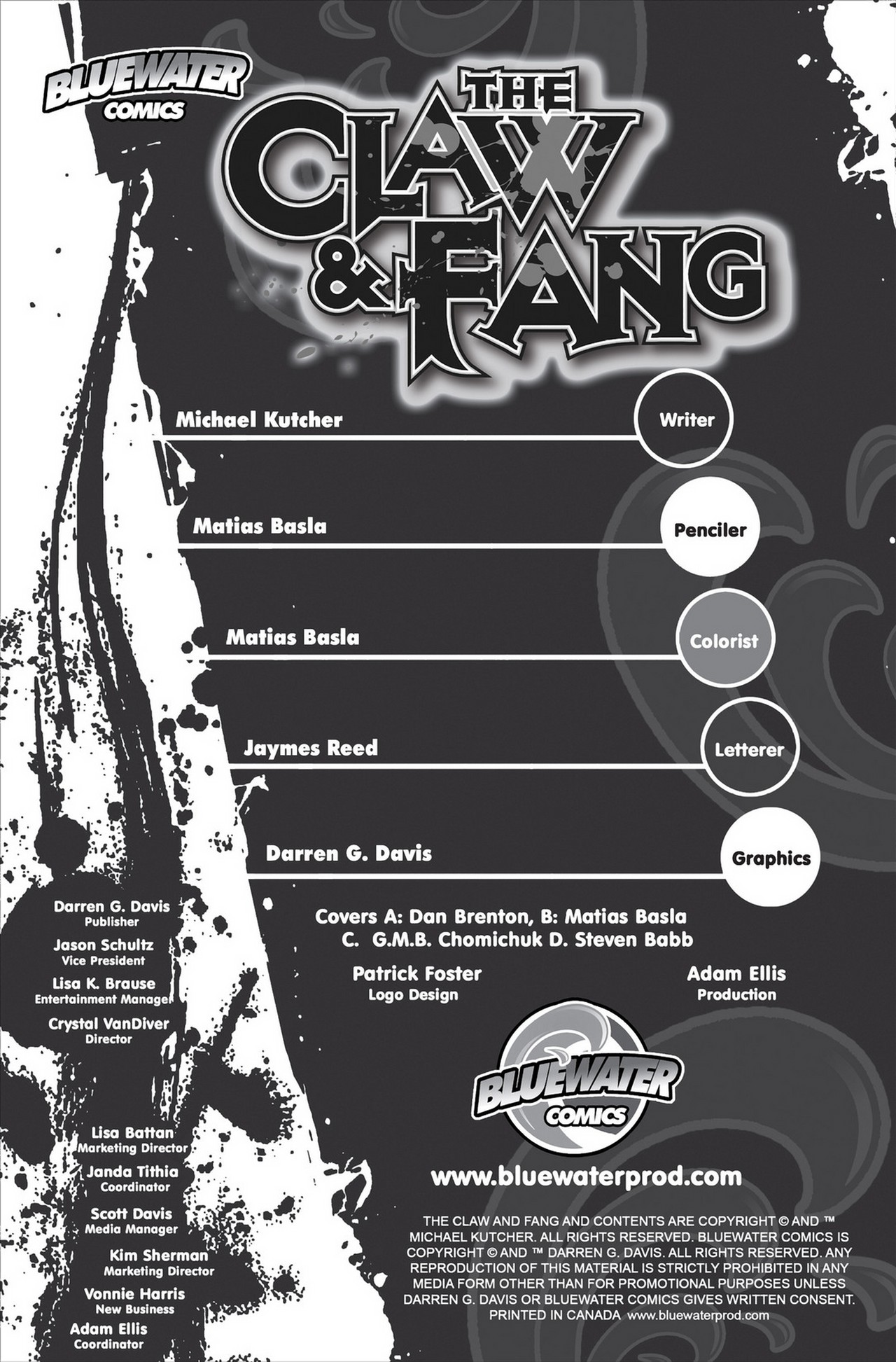 Read online Claw & Fang comic -  Issue #0 - 2