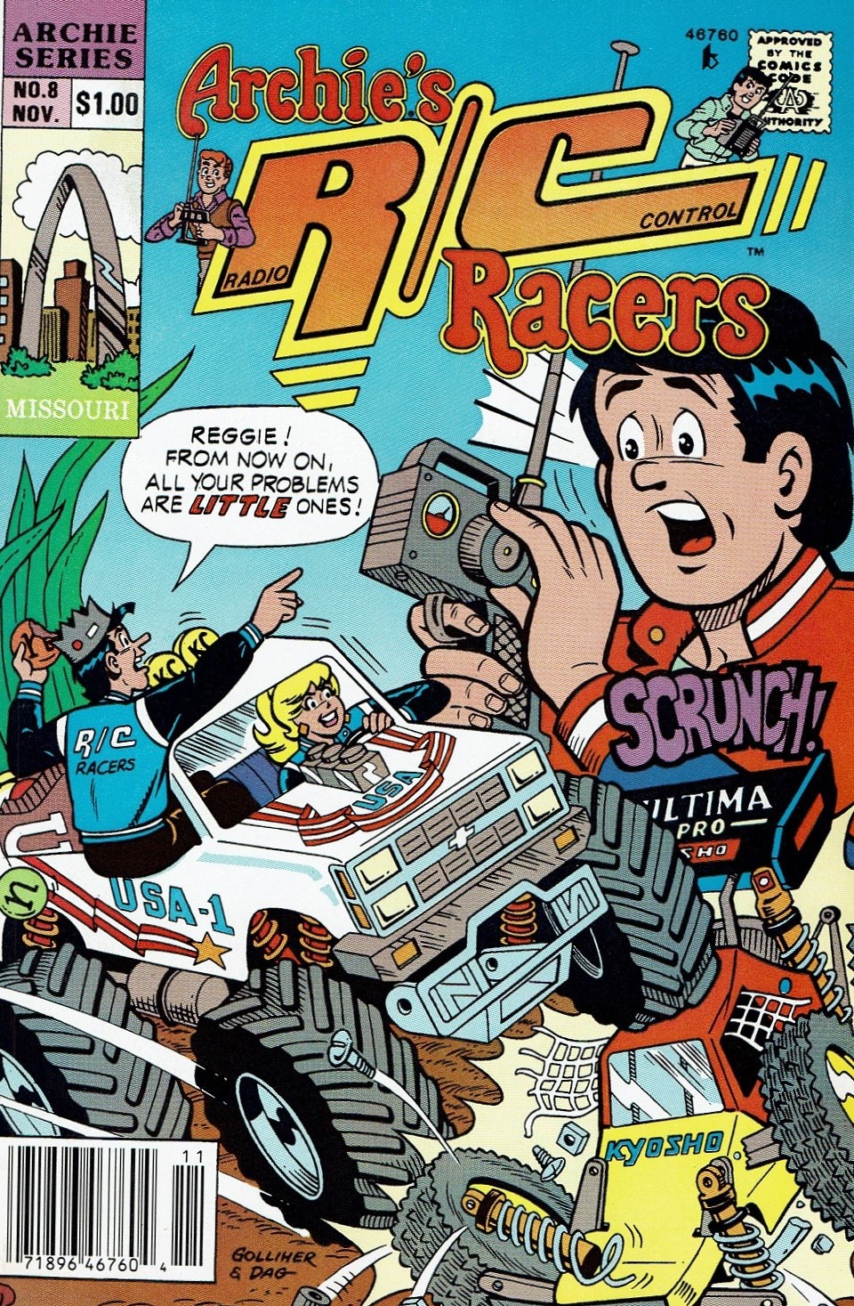 Read online Archie's R/C Racers comic -  Issue #8 - 1