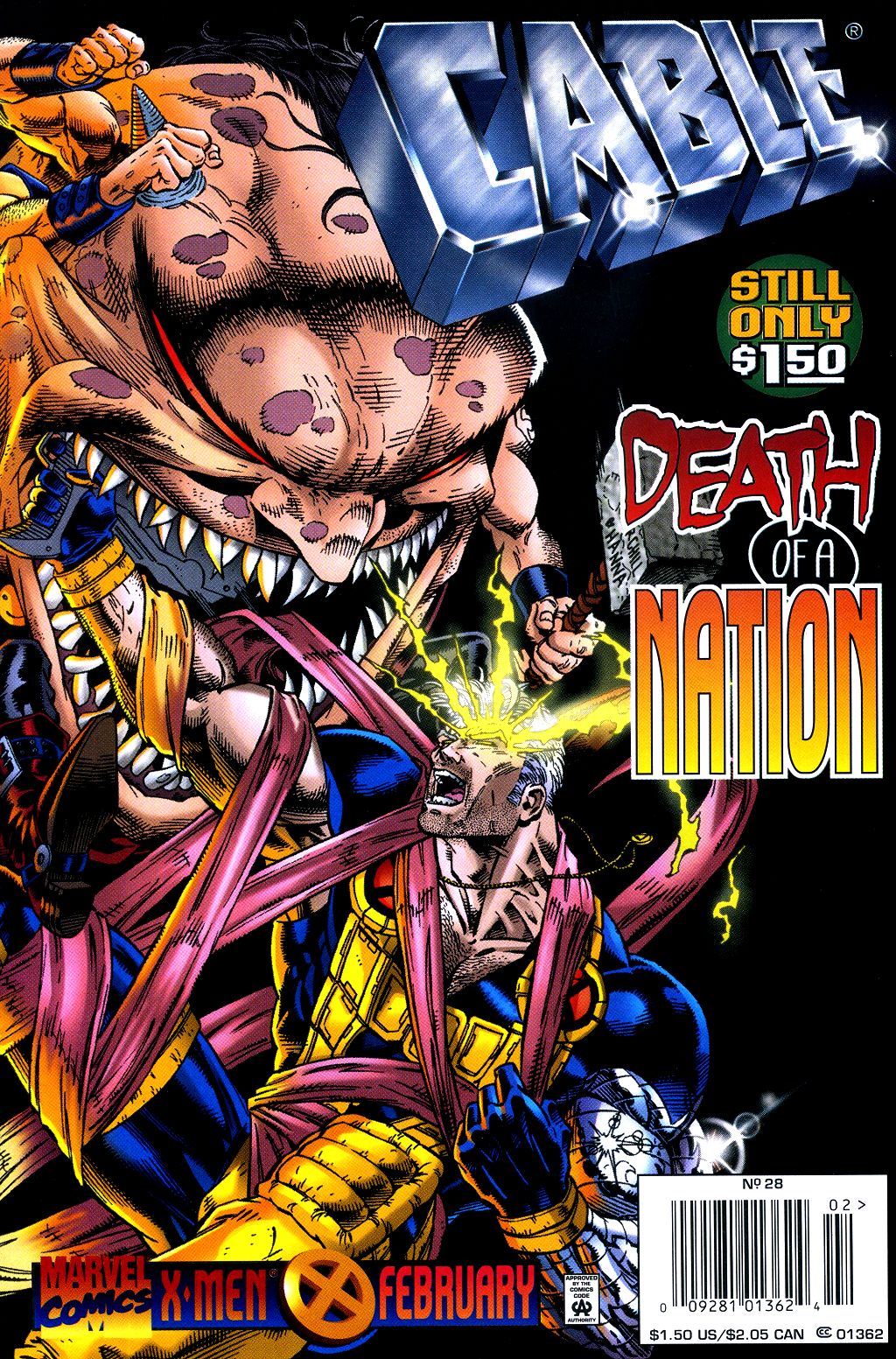 Read online Cable (1993) comic -  Issue #28 - 1