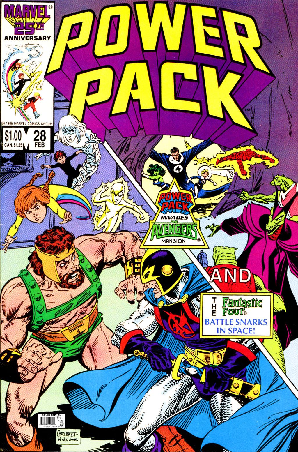 Read online Power Pack (1984) comic -  Issue #28 - 1