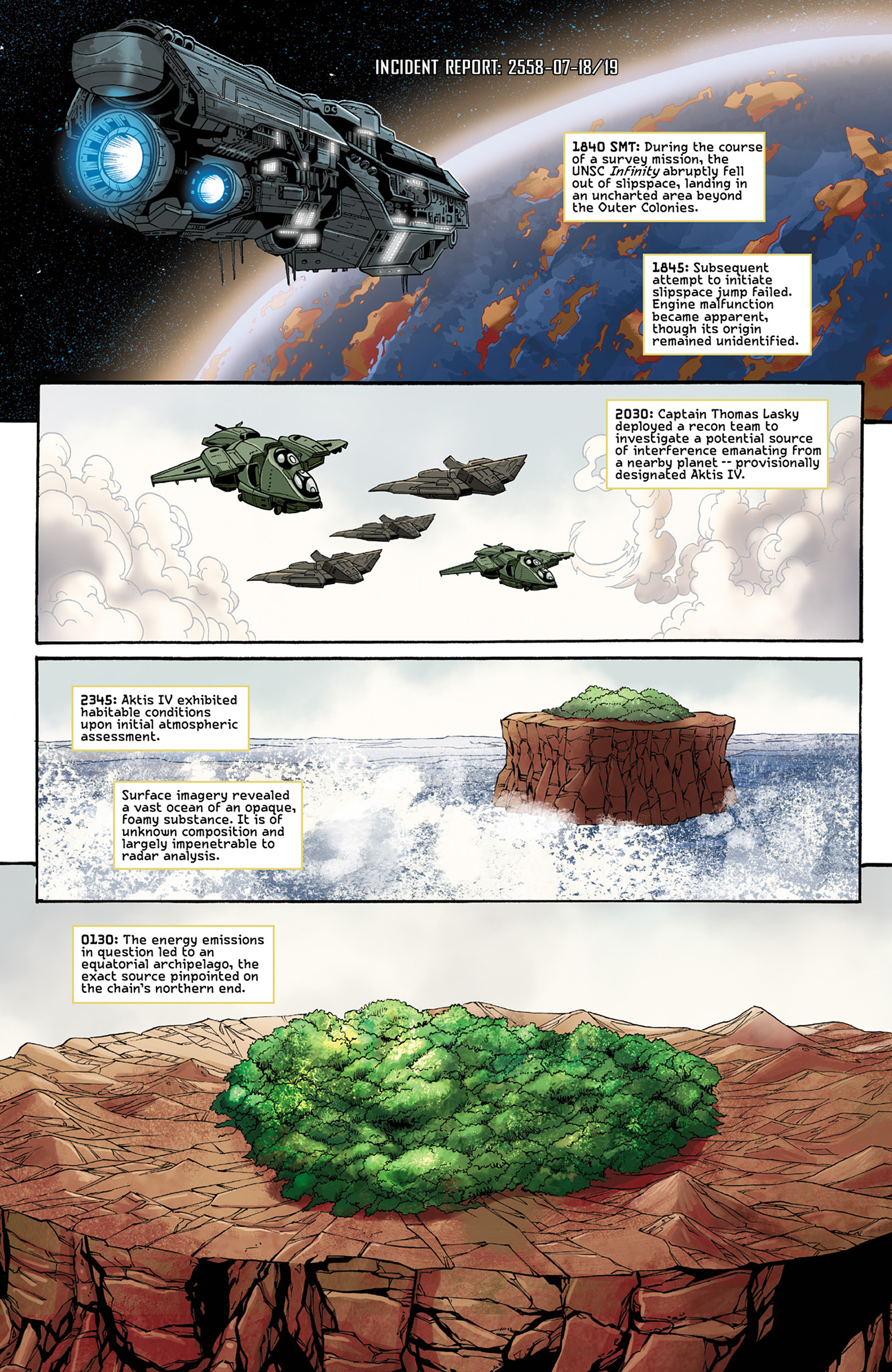 Read online Halo: Escalation comic -  Issue #14 - 3