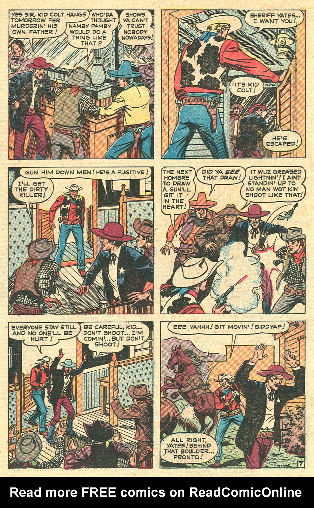 Read online Kid Colt Outlaw comic -  Issue #11 - 10