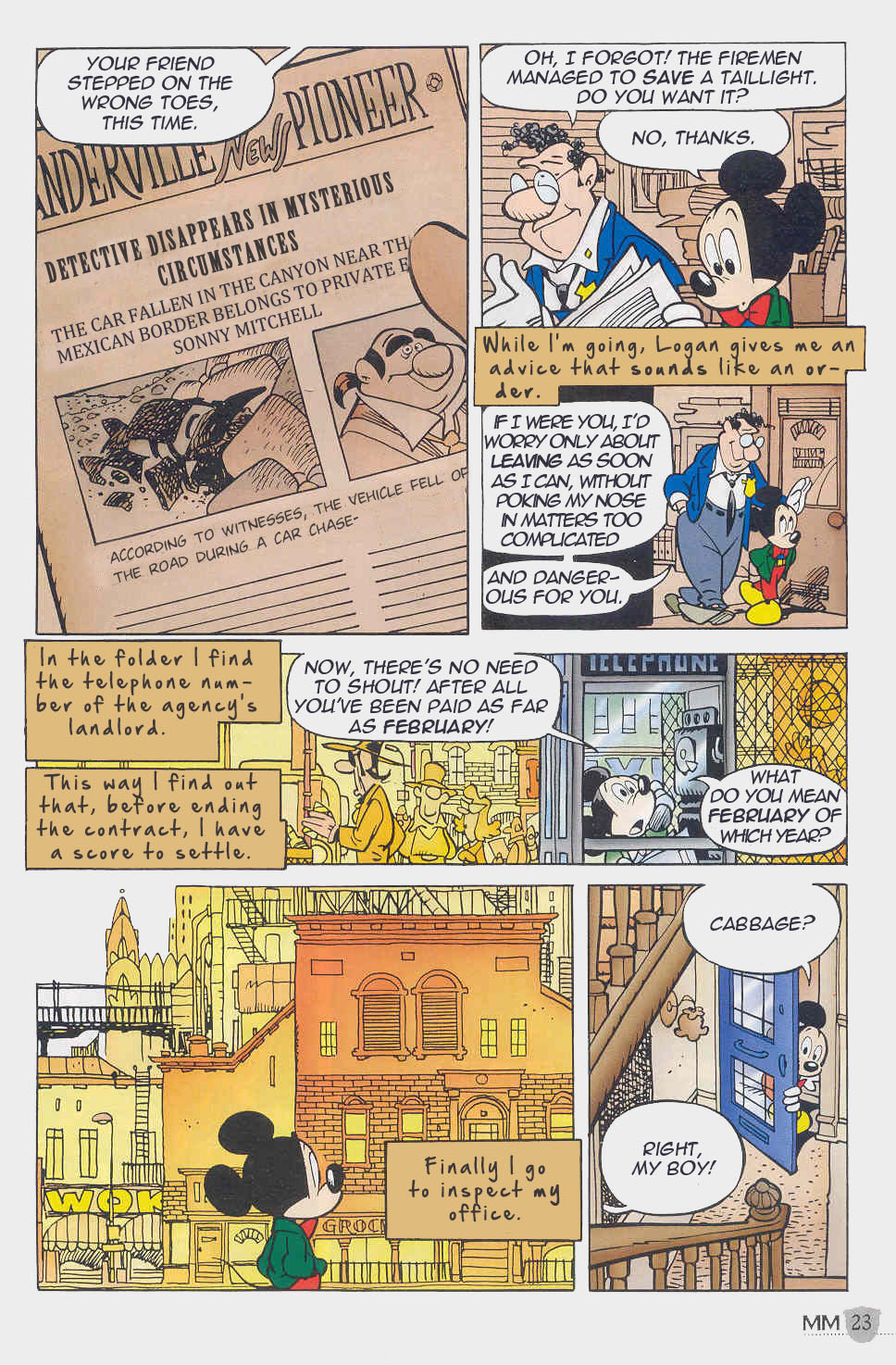 Read online Mickey Mouse Mystery Magazine comic -  Issue #0 - 23