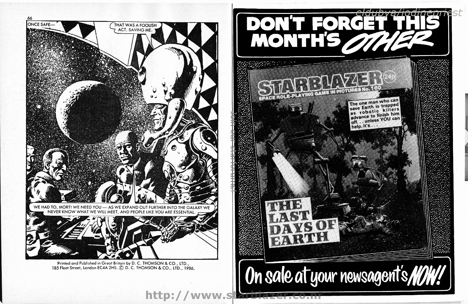 Read online Starblazer comic -  Issue #161 - 35