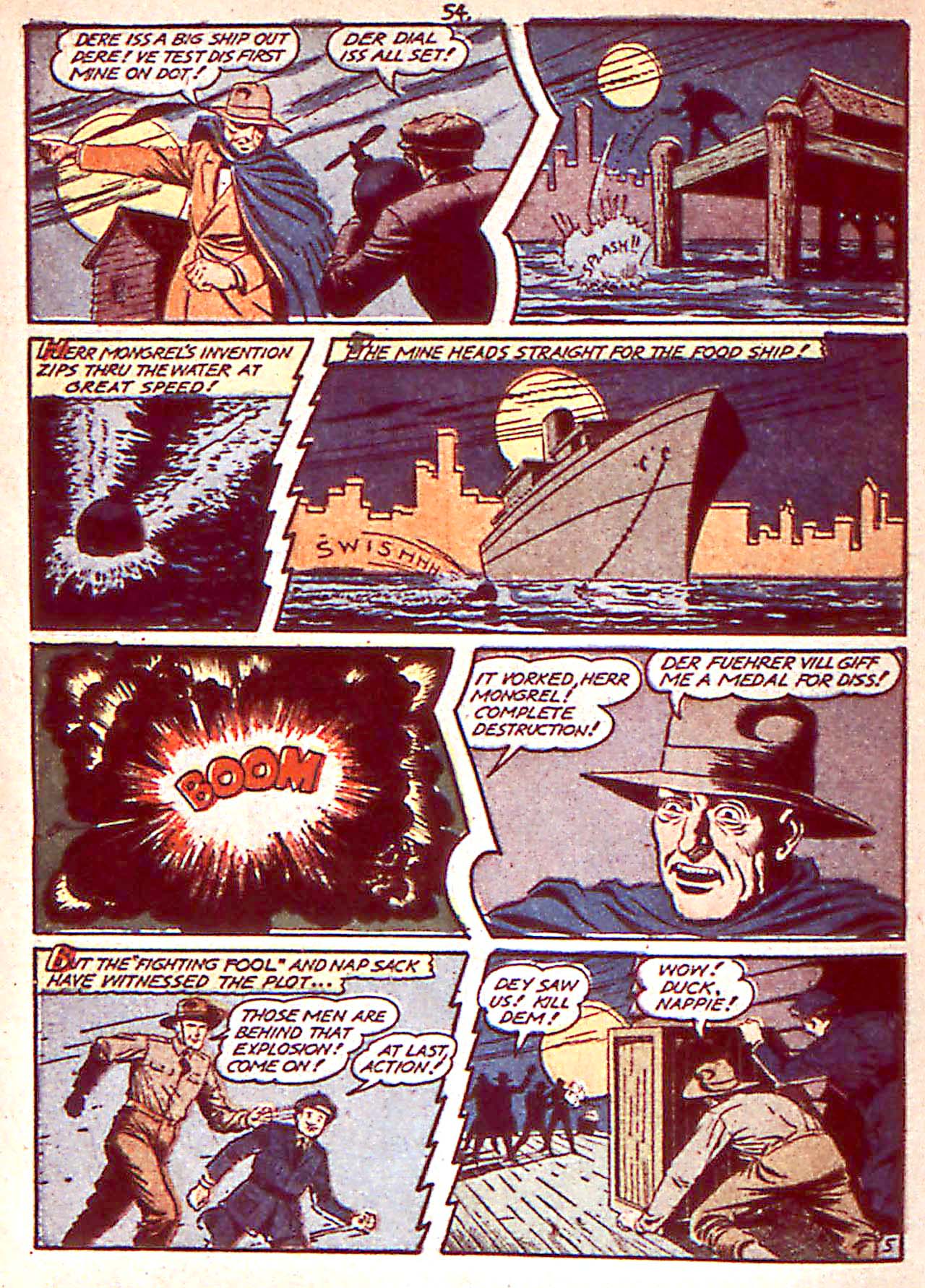 Read online Captain America Comics comic -  Issue #18 - 55