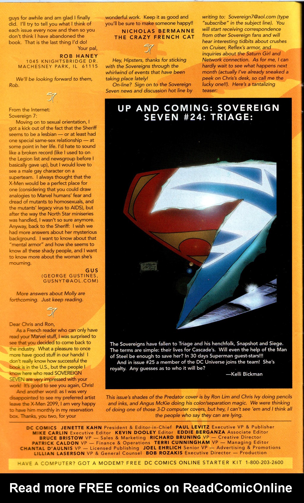 Read online Sovereign Seven comic -  Issue #23 - 25