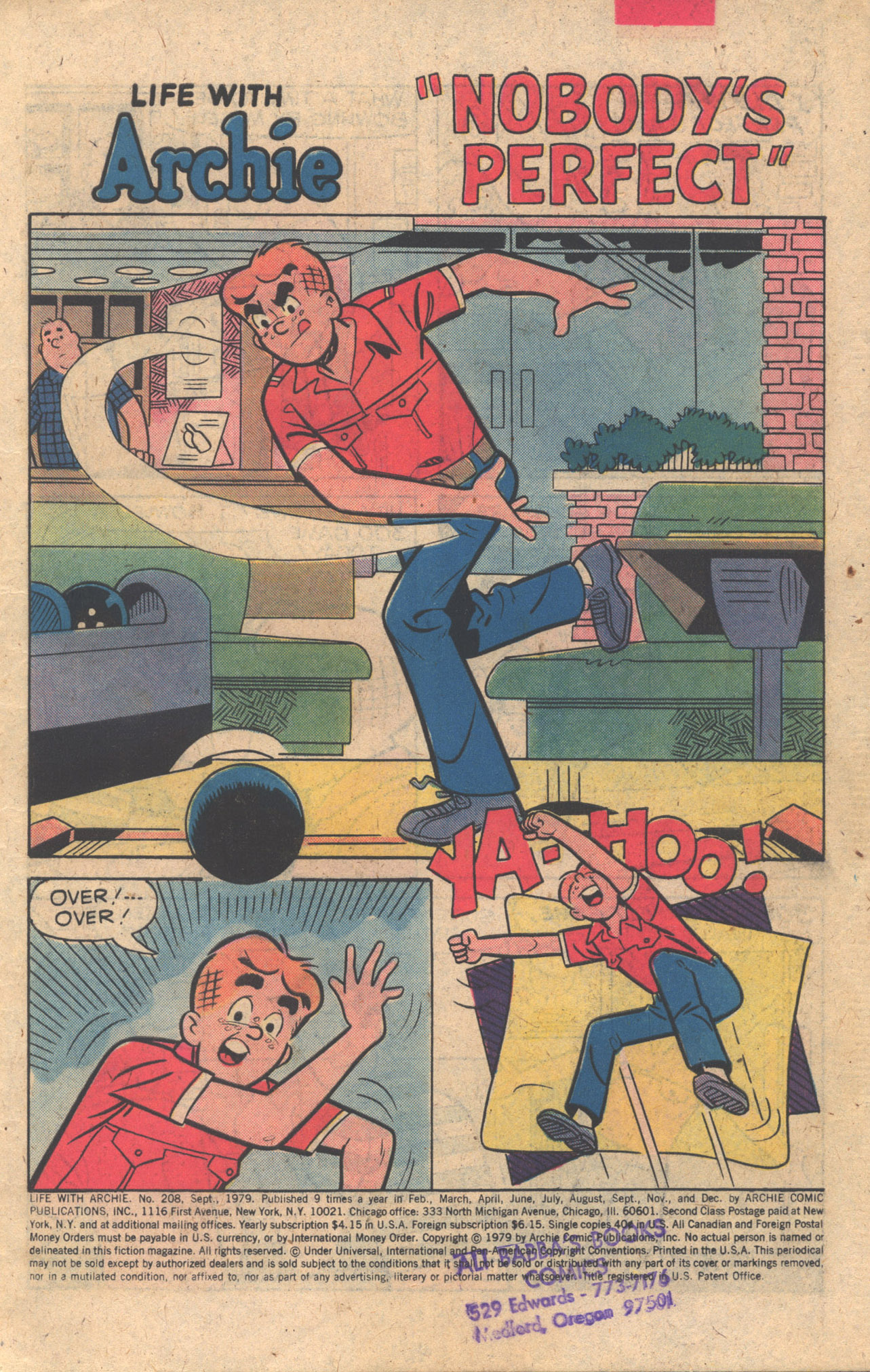 Read online Life With Archie (1958) comic -  Issue #208 - 3